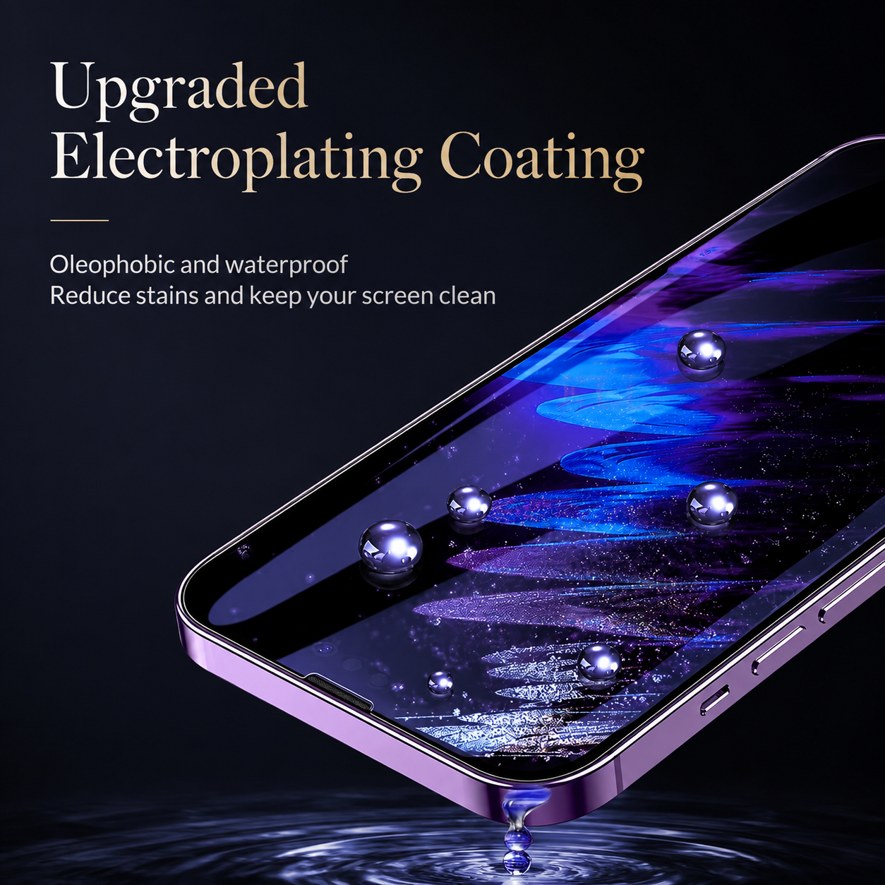 Premium iPhone Screen Protector Privacy Anti Spy Tempered Glass Anti Blue Light Scratch Resistant Full Coverage Protective Film