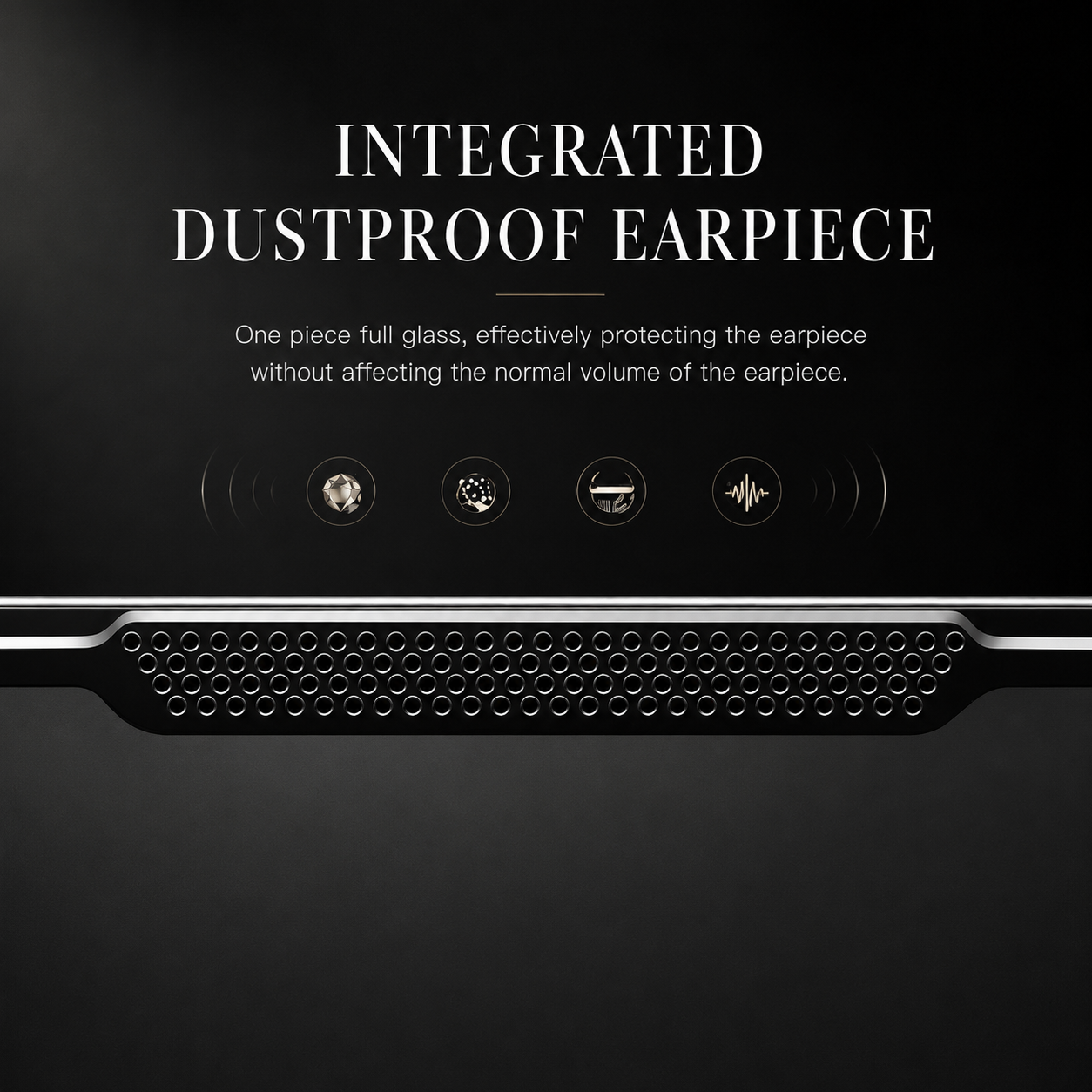 Premium iPhone Screen Protector Tempered Glass HD Clear Scratch Resistant Anti Fingerprint Bubble Free Shatterproof Case Friendly