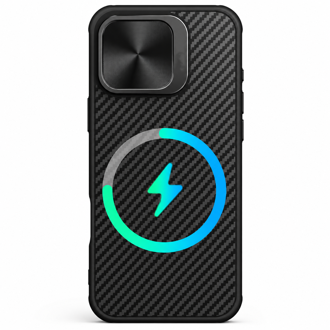 Premium iPhone Case Aramid Fiber TPU Magnetic Cover with Metal Frame Protection Shockproof Full Coverage MagSafe Wireless Charging Support