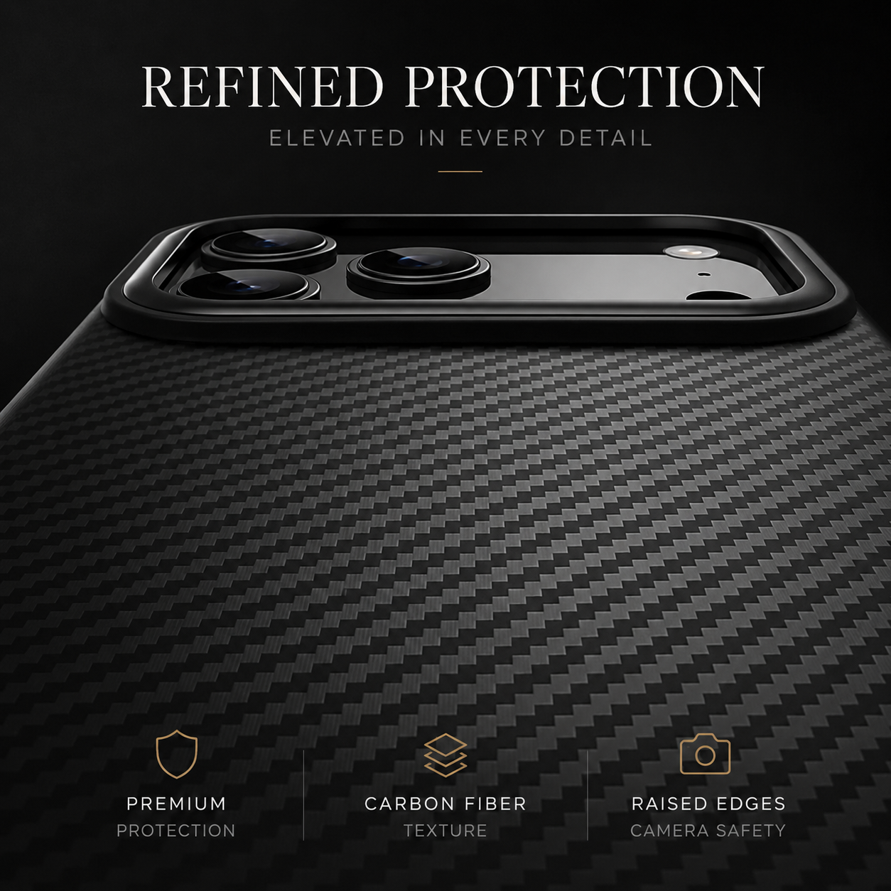Premium iPhone Case 600D Kevlar Magnetic Cover Carbon Fiber TPU PC Shockproof Anti Fingerprint Protection