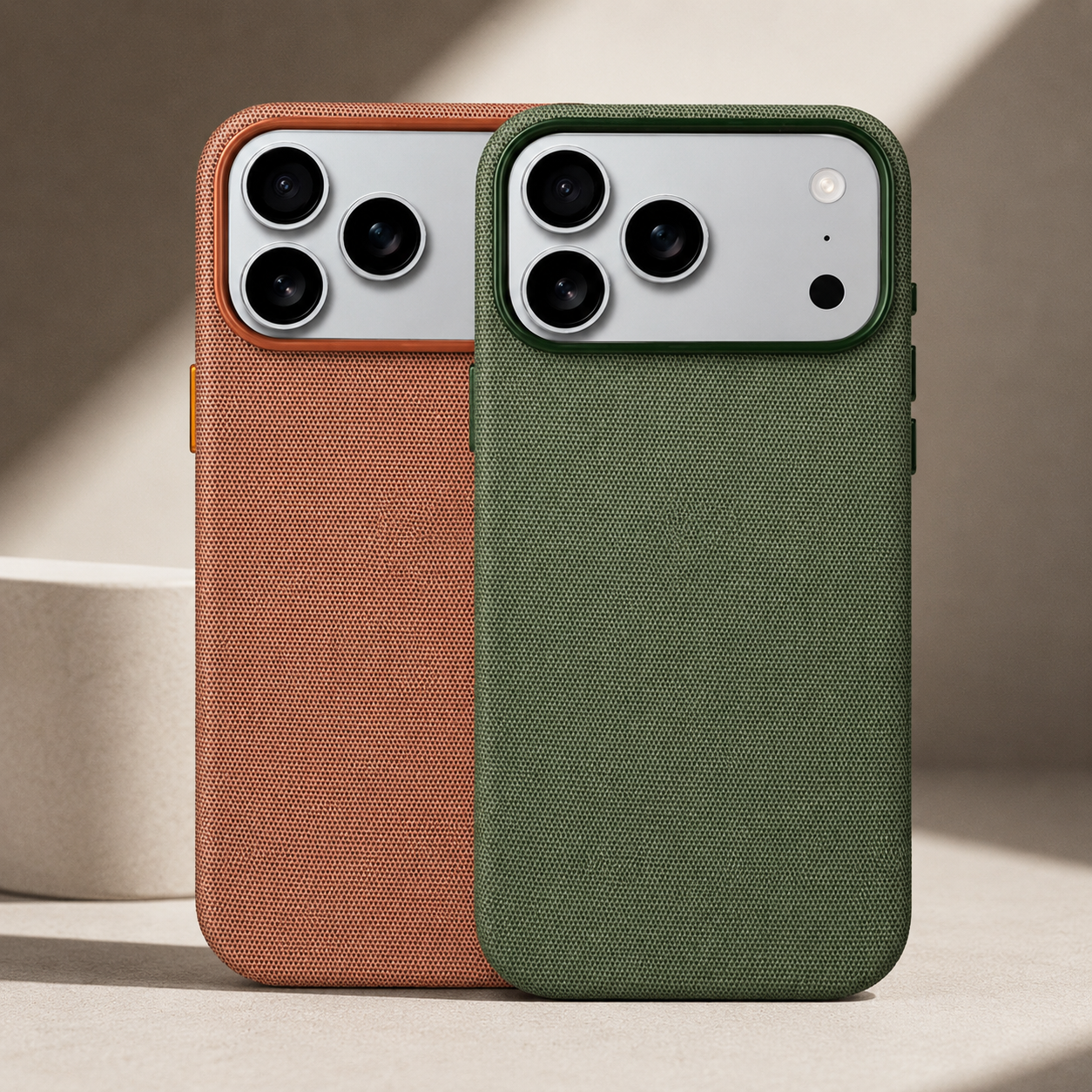 Premium iPhone Case Woven MagSafe Strong Magnetic Cover with Wireless Charging Anti Fingerprint Non Slip Waterproof Fabric Design