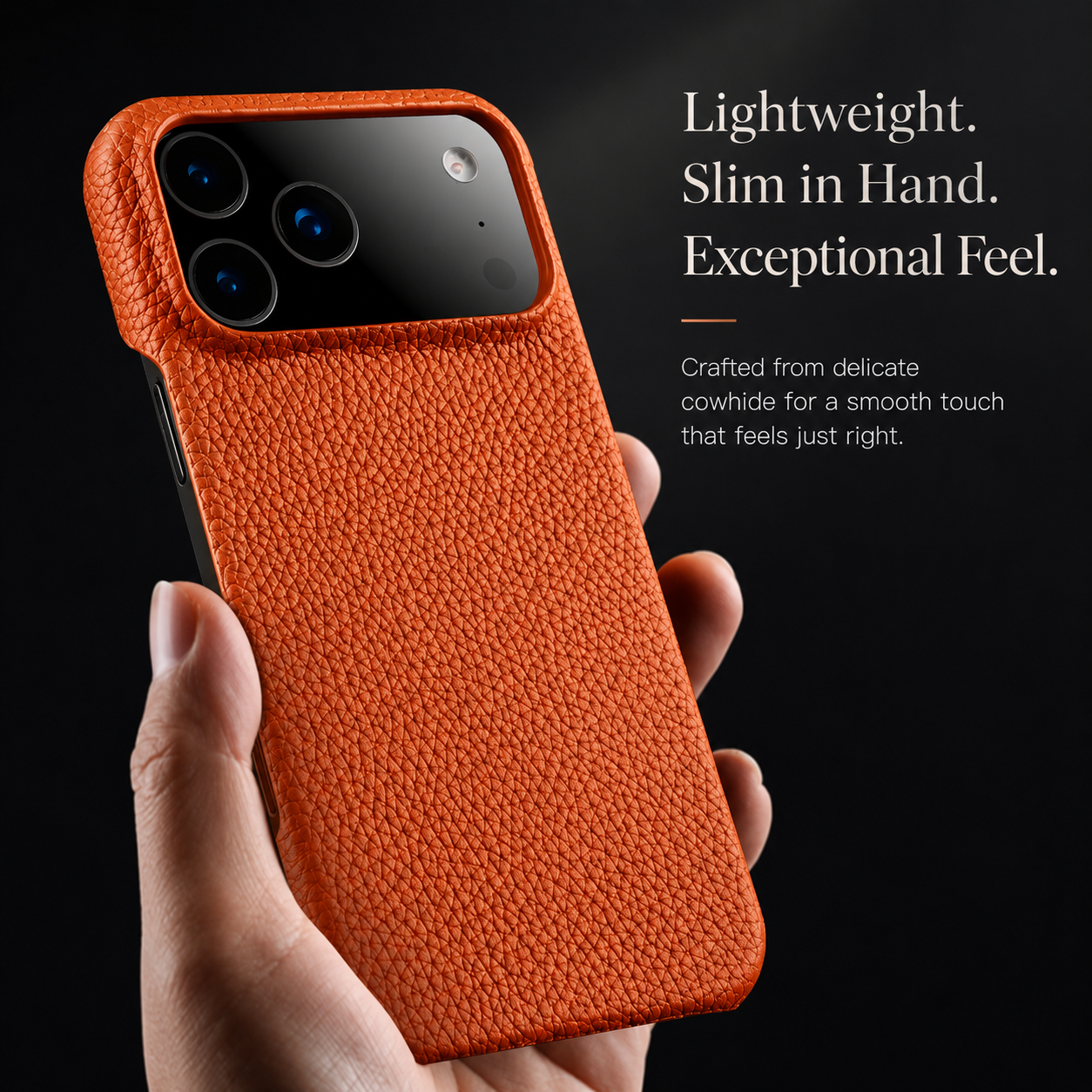 Premium iPhone Case MagSafe Compatible Natural Cowhide Leather Magnetic Protective Cover Shockproof Luxury Slim Full Coverage Case
