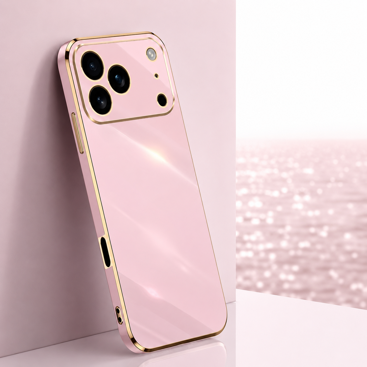 Premium iPhone Case Plating Silicone Shockproof Protective Cover Anti Scratch Lightweight Soft Bumper Full Coverage Case