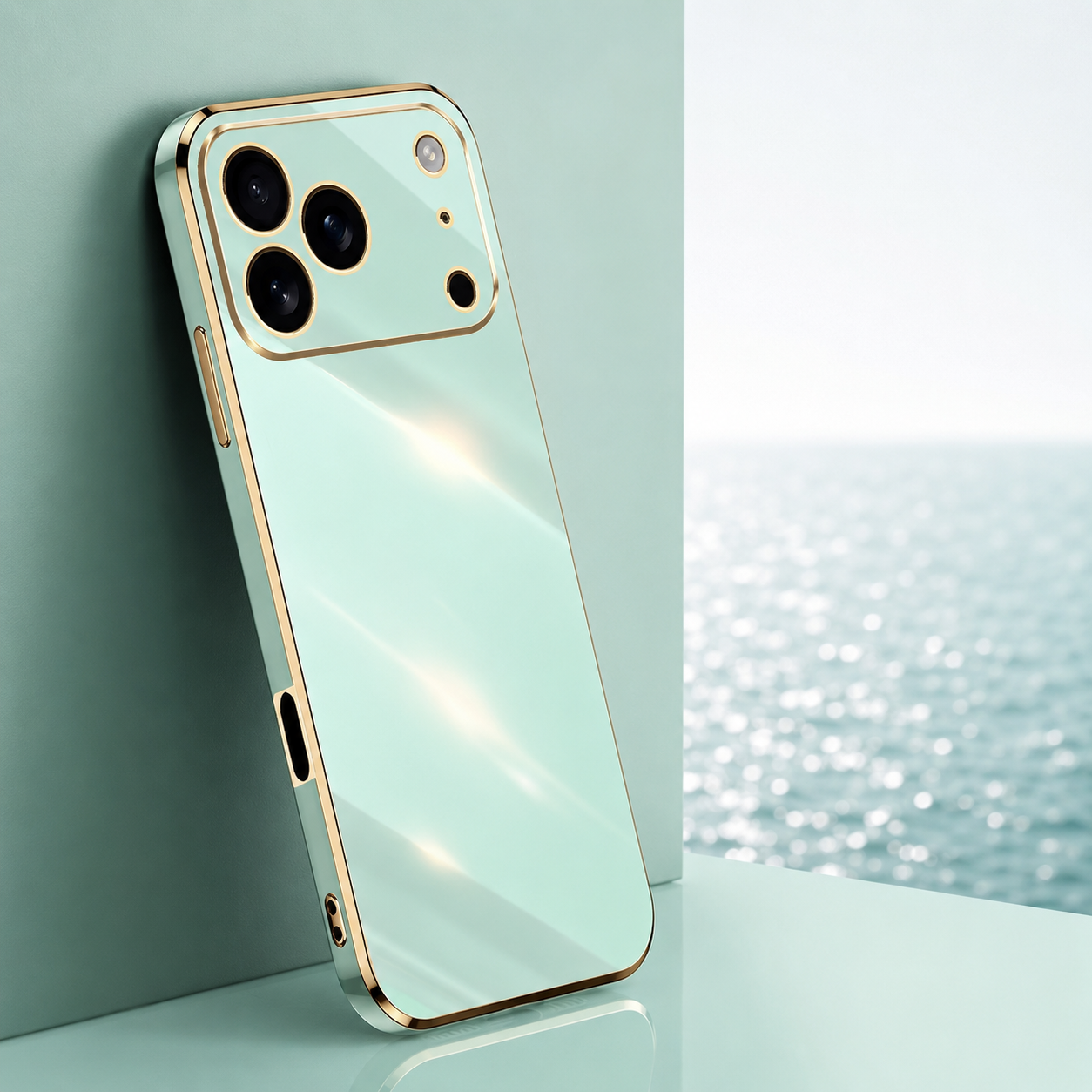 Premium iPhone Case Plating Silicone Shockproof Protective Cover Anti Scratch Lightweight Soft Bumper Full Coverage Case