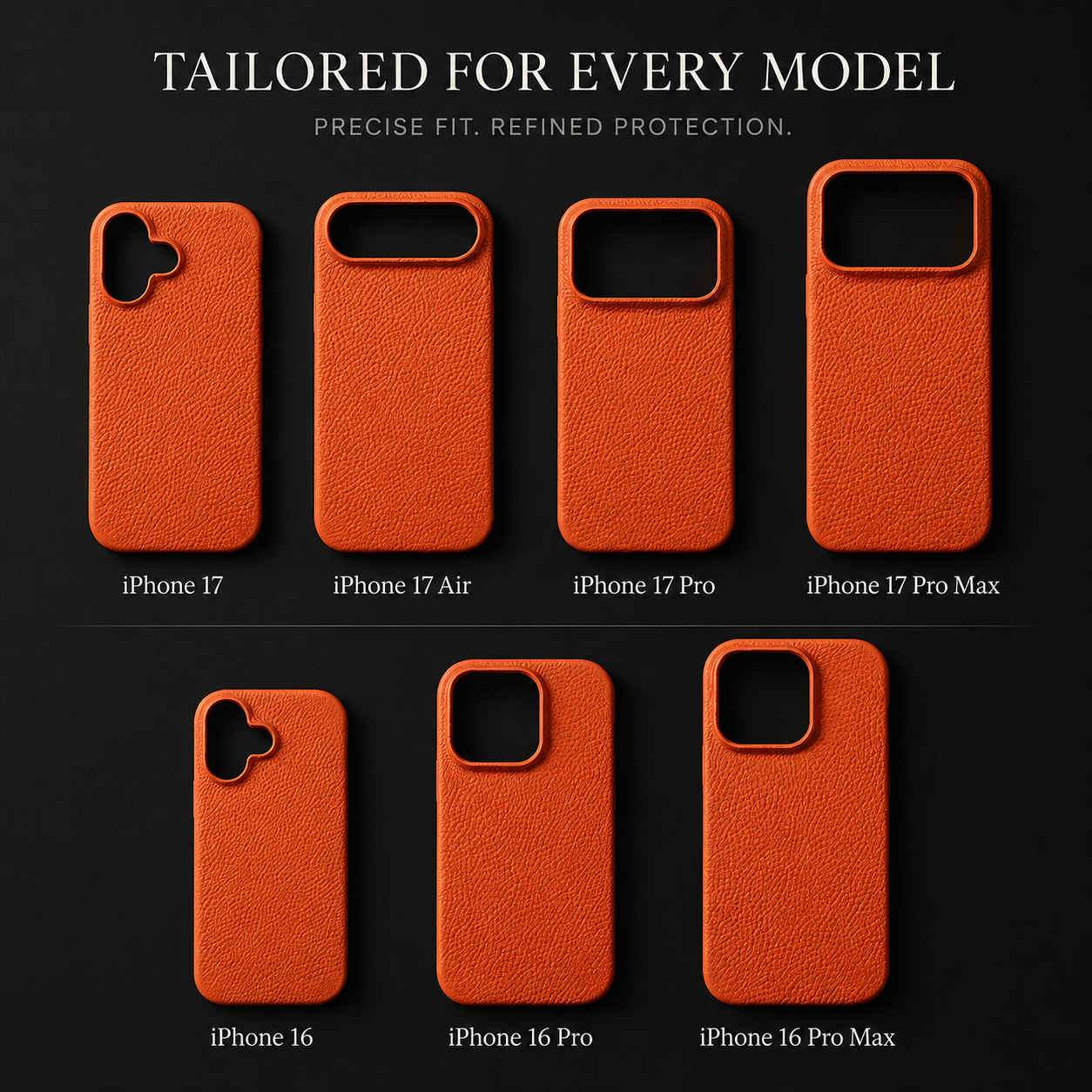Premium iPhone Case MagSafe Compatible Lychee Cowhide Leather Magnetic Protective Cover Shockproof Luxury Full Coverage Case