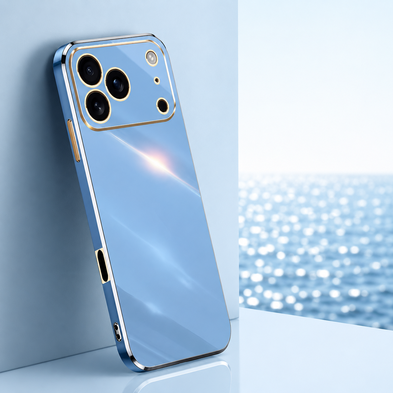 Premium iPhone Case Plating Silicone Shockproof Protective Cover Anti Scratch Lightweight Soft Bumper Full Coverage Case
