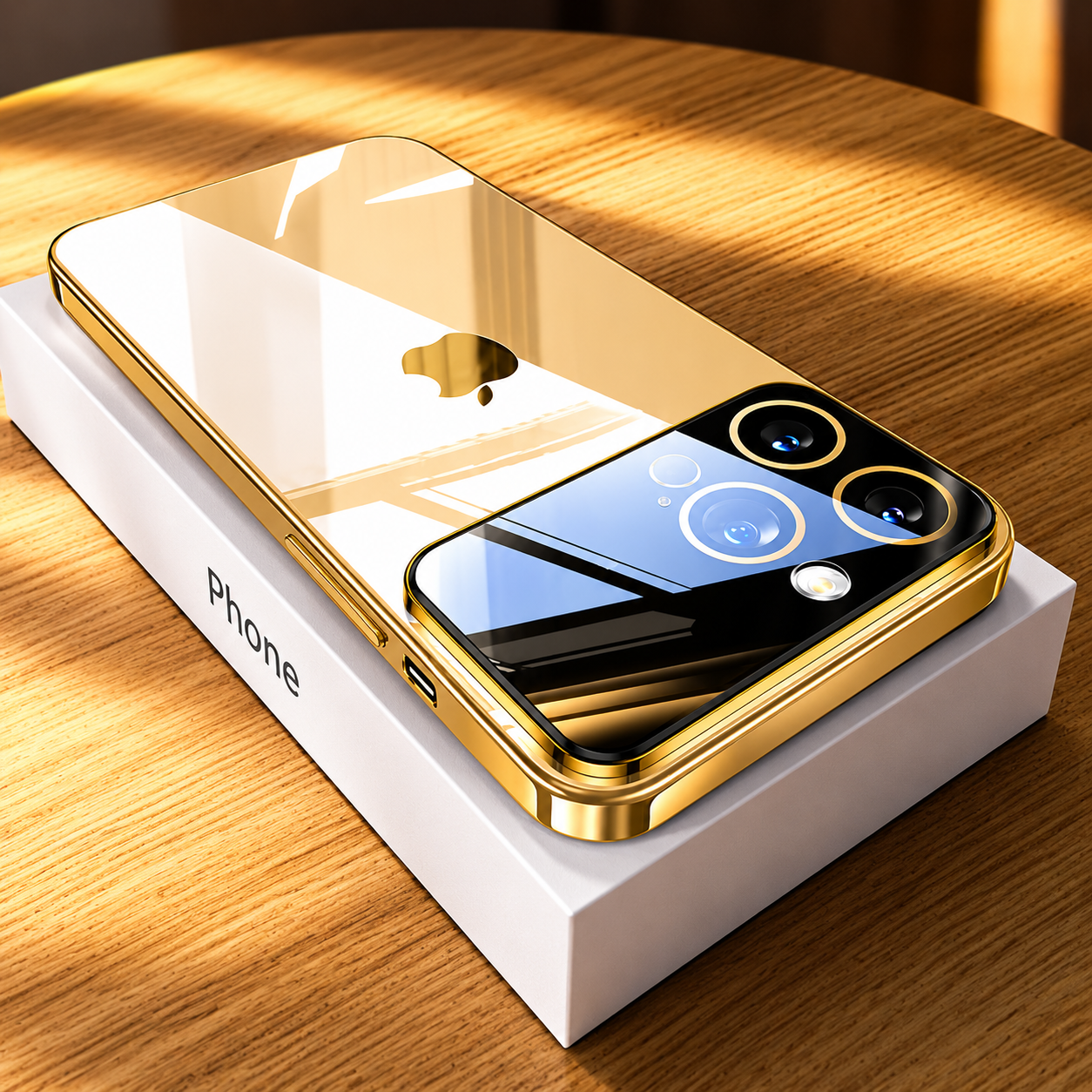 Premium iPhone Case MagSafe Compatible Transparent Acrylic Cover Tempered Camera Protection