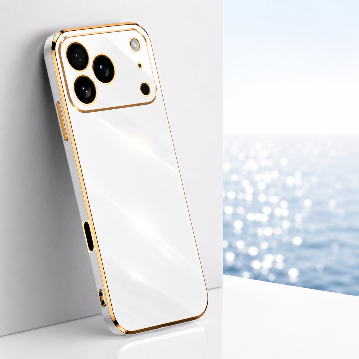 Premium iPhone Case Plating Silicone Shockproof Protective Cover Anti Scratch Lightweight Soft Bumper Full Coverage Case