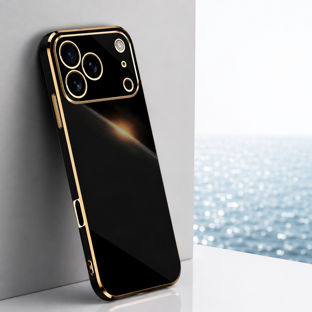 Premium iPhone Case Plating Silicone Shockproof Protective Cover Anti Scratch Lightweight Soft Bumper Full Coverage Case