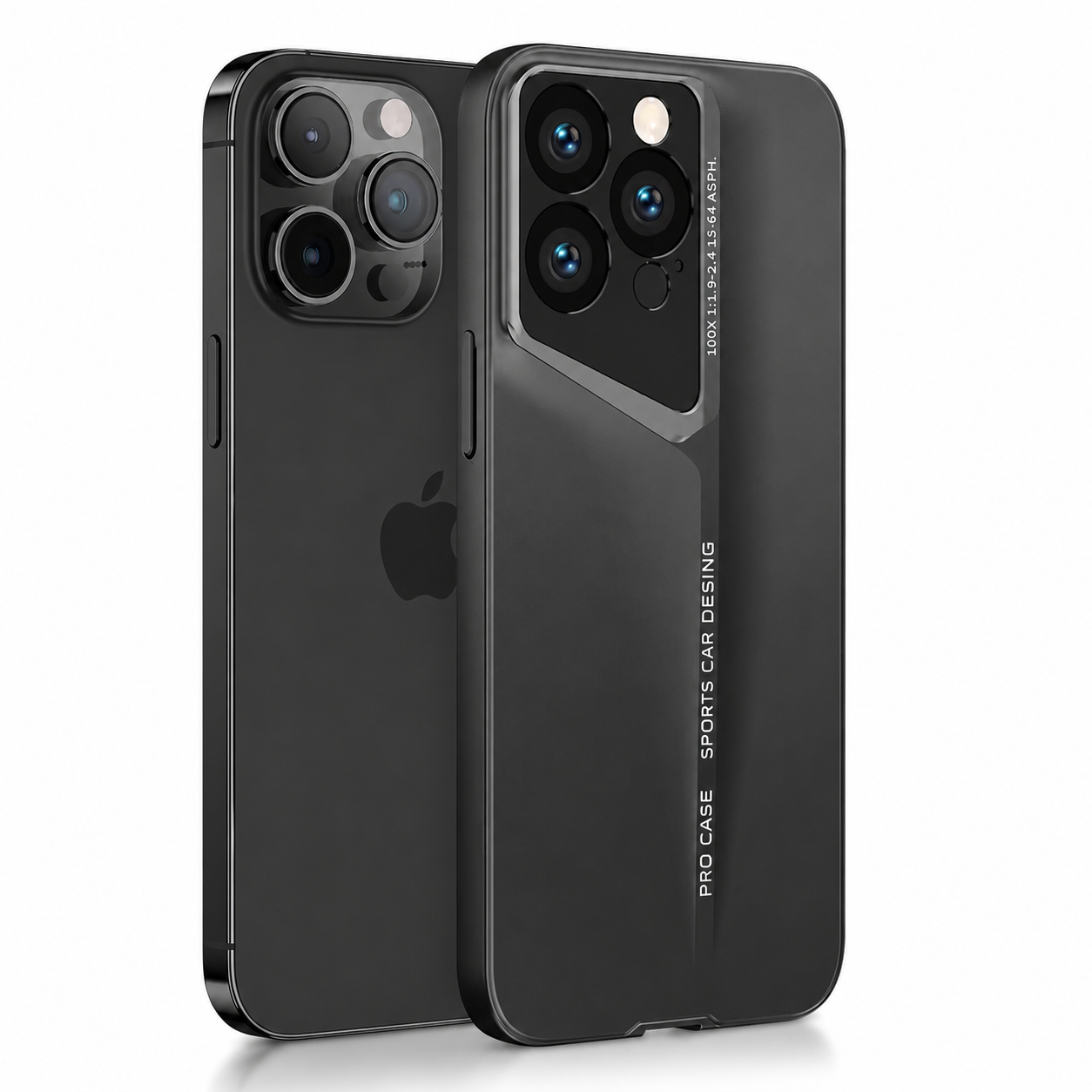 Premium iPhone Case Ultra Slim Matte Hard PC Shockproof Cover with Frosted Lens Protection Anti Fingerprint Non Slip Design