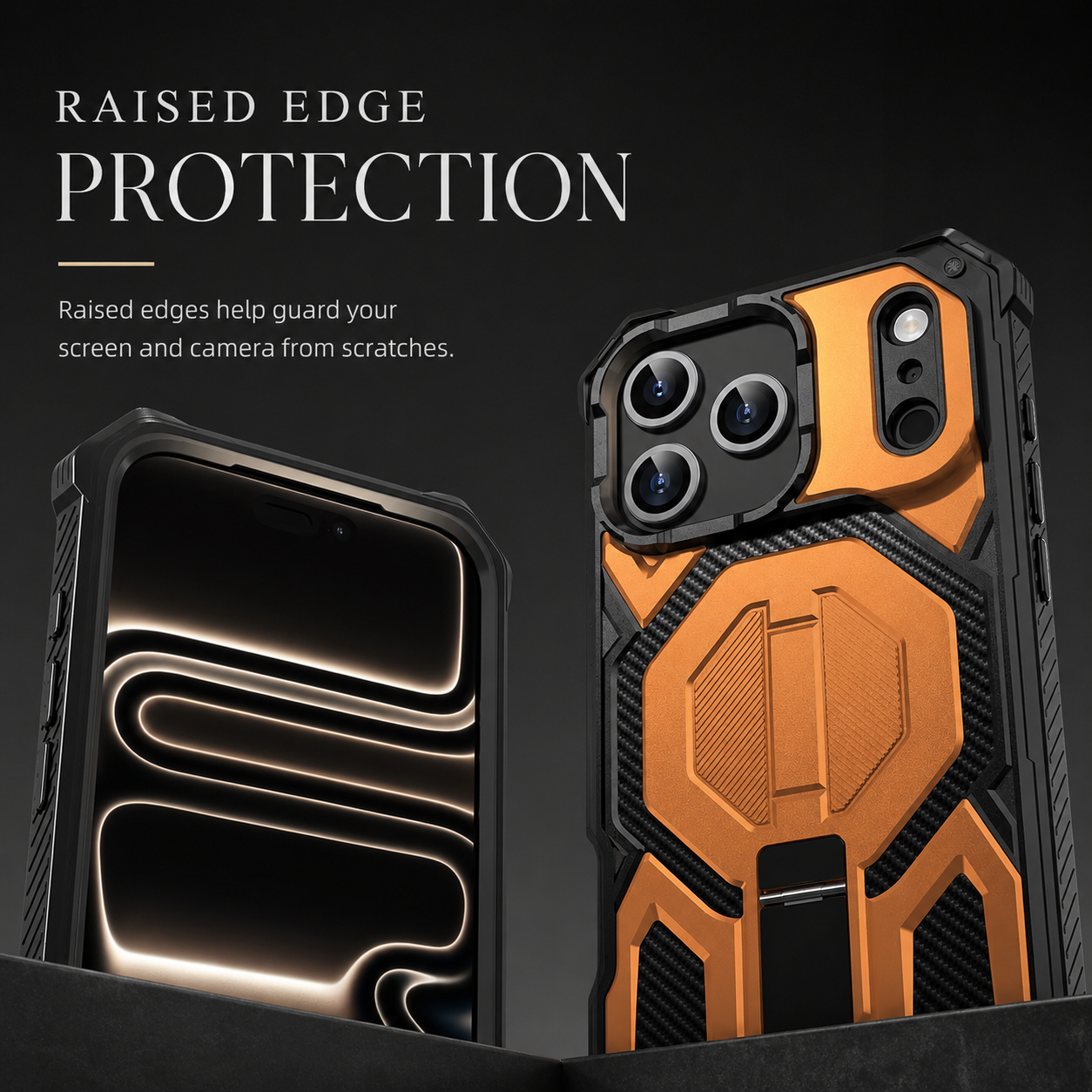 Premium iPhone Case Magnetic Military Grade Cover Shockproof Heavy Duty Protective Ring Stand Full Coverage Case
