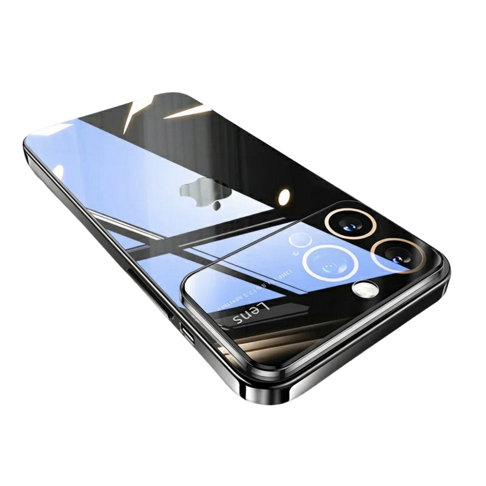 Premium iPhone Case MagSafe Compatible Transparent Acrylic Cover Tempered Camera Protection