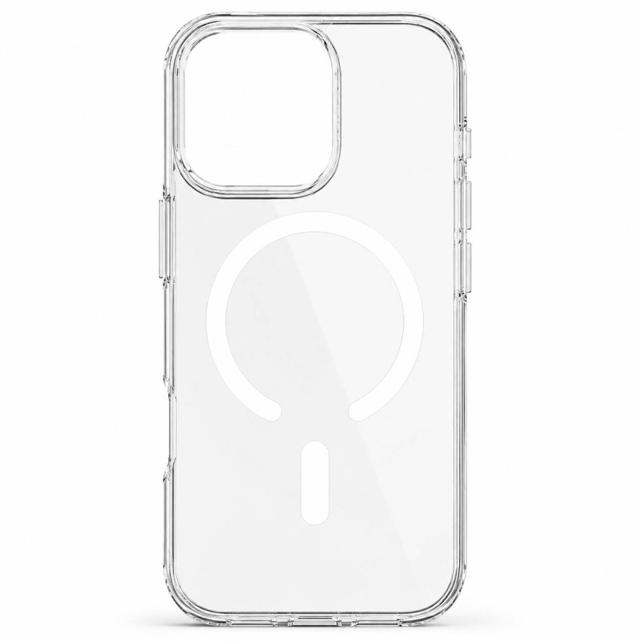 Premium iPhone Case MagSafe Compatible Transparent Clear Protective Cover Slim Shockproof Anti Scratch Lightweight Full Coverage