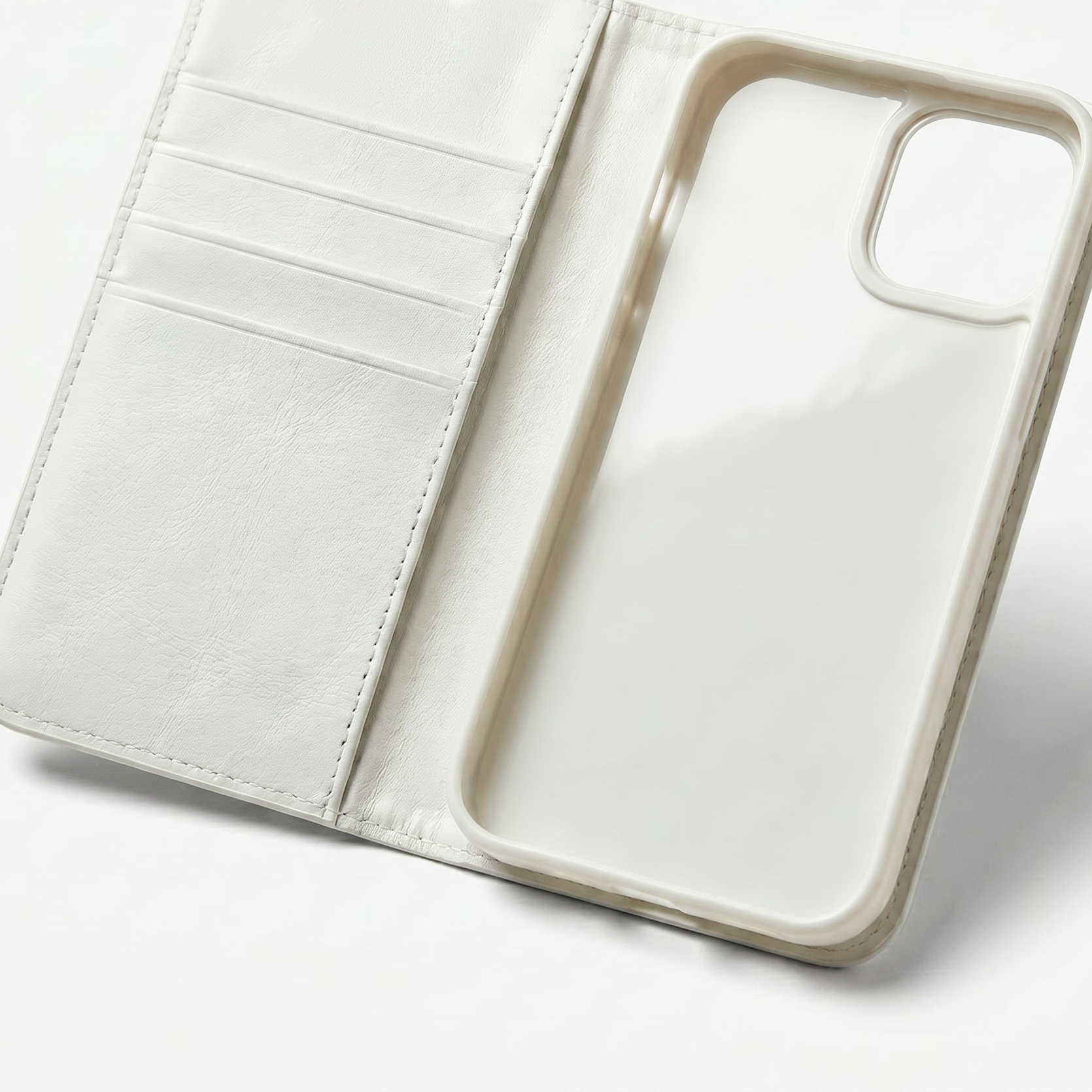 Leather-Style Wallet Flip Phone Case Compatible with iPhone 16 Pro Max