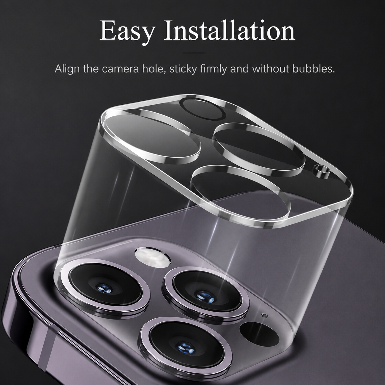 Premium iPhone Camera Lens Protector 9H Tempered Glass Ultra Clear Scratch Resistant Drop Protection Precision Fit Cover