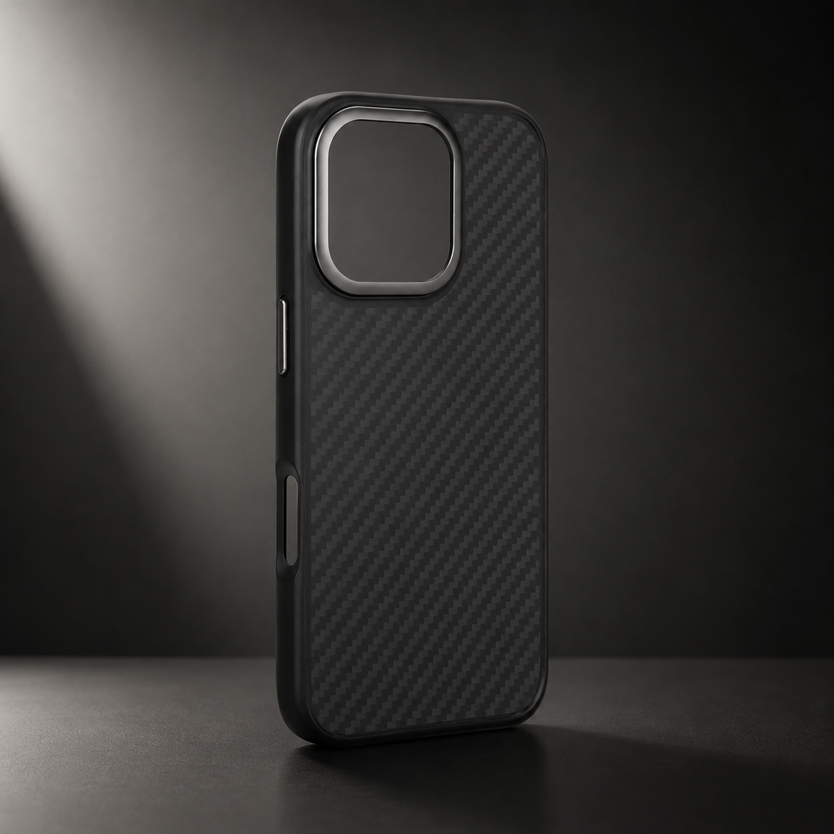 Premium iPhone Case 1500D Aviation Carbon Fiber MagSafe Cover Shockproof TPU Shell Ultra Lightweight High Strength Protective Design