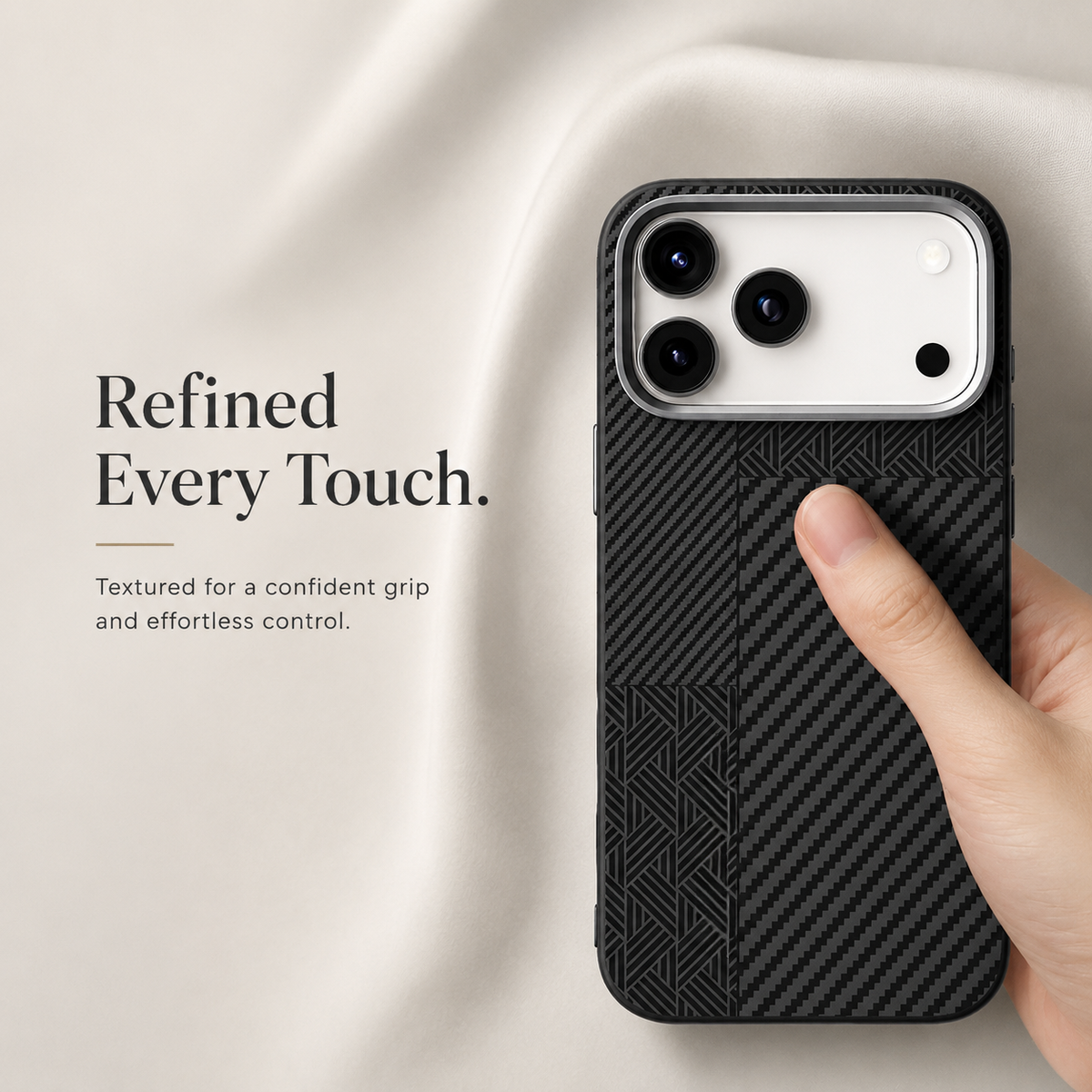 Premium iPhone Case 3D Embossed Magnetic Cover Skin Feel Frosted Back Shockproof Dual Layer Protective Case