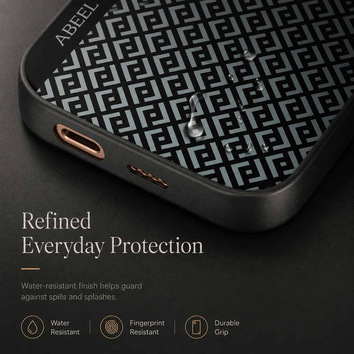 Premium iPhone Case 3D Embossed Magnetic Cover Skin Feel Frosted Back Shockproof Dual Layer Protective Case
