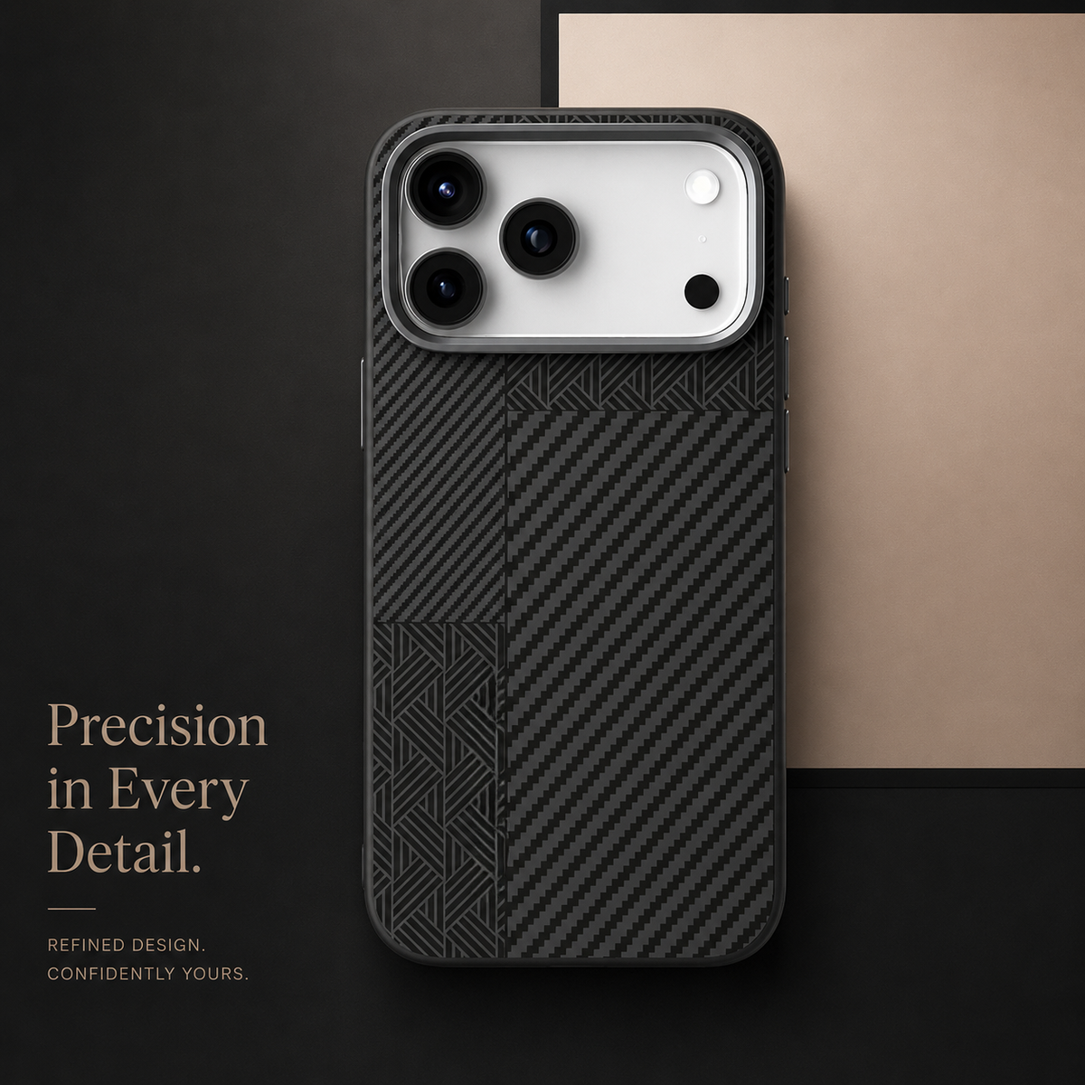 Premium iPhone Case 3D Embossed Magnetic Cover Skin Feel Frosted Back Shockproof Dual Layer Protective Case