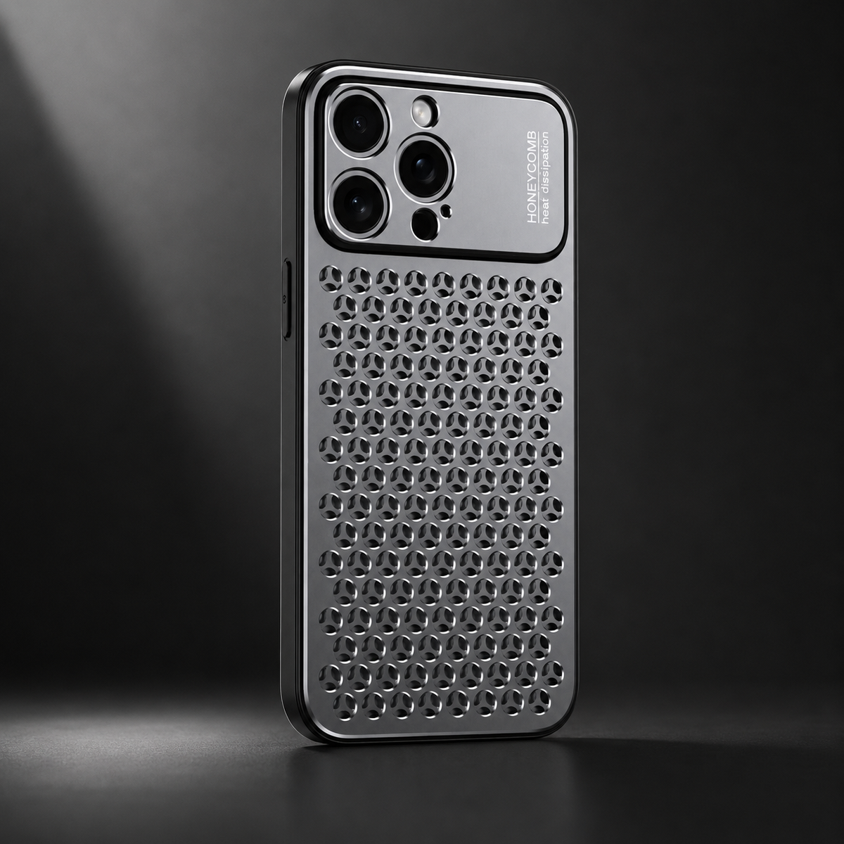 Premium iPhone Case Aluminum Alloy Protective Cover Breathable Metal Design Anti Fingerprint Scratch Resistant Slim Frame