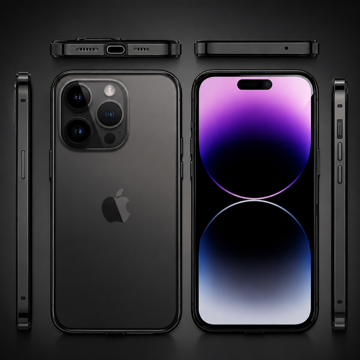 Premium iPhone Case Aluminum Metal Frame Bumper Cover Silicone Protection Shockproof Durable Rugged Edge Protection Case