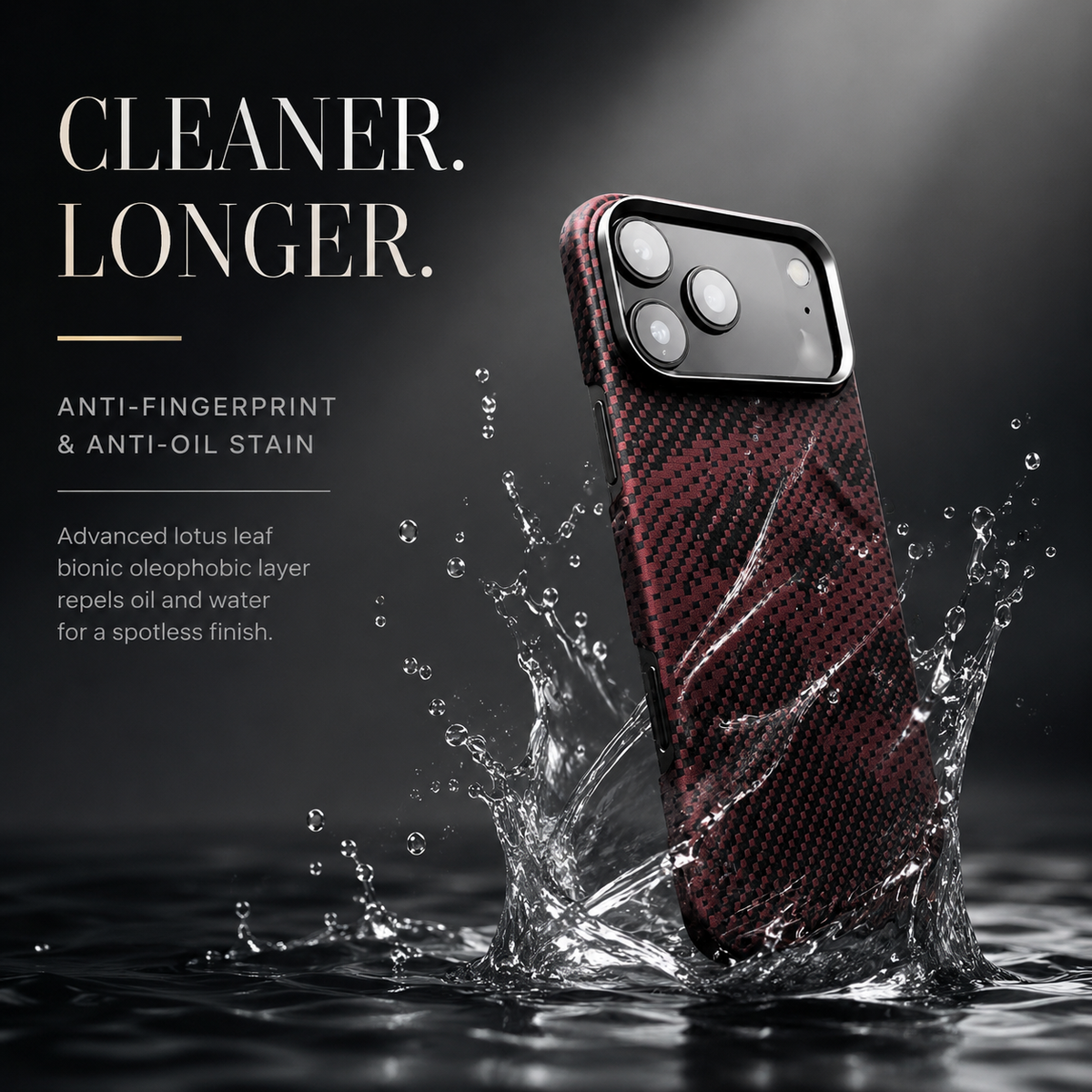 Premium iPhone Case Aramid Kevlar Carbon Fiber Cover MagSafe Compatible Ultra Slim Shockproof Protective Case