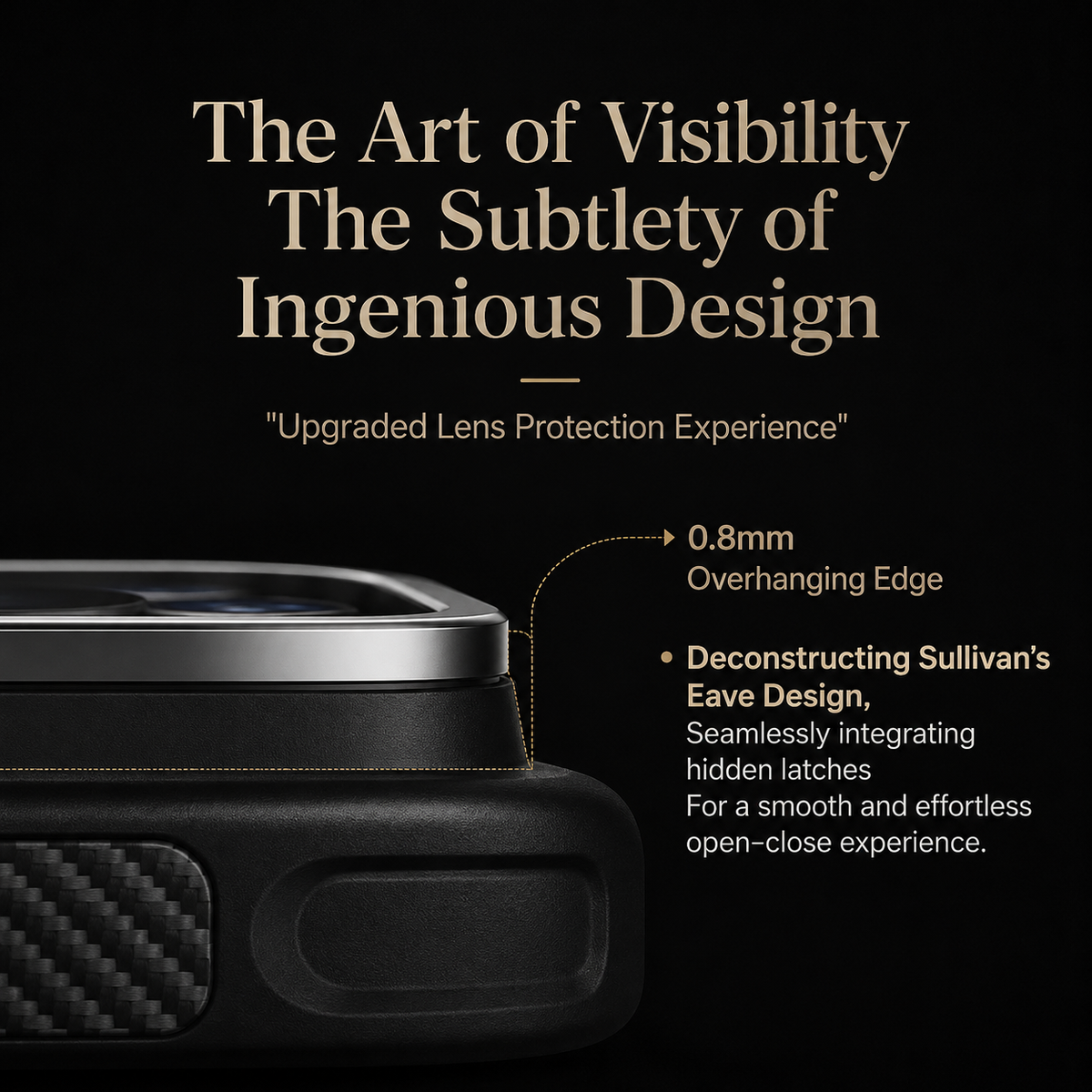 Premium iPhone Case CarboProp Magnetic TPU PC Cover with Lens Holder Shockproof Protective Shell MagSafe Compatible Design