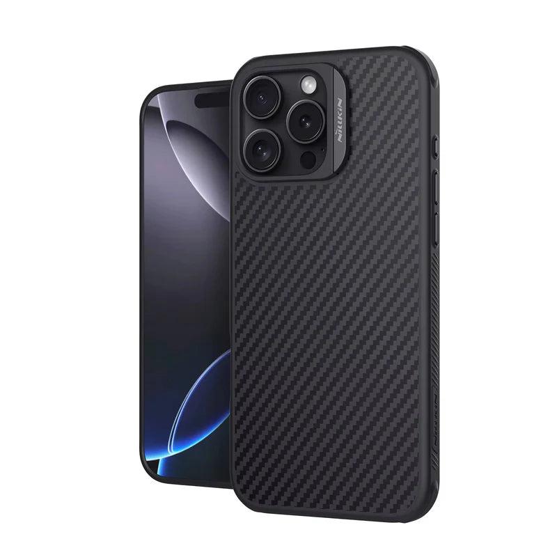 Premium iPhone Case CarboProp Magnetic TPU PC Cover with Lens Holder Shockproof Protective Shell MagSafe Compatible Design