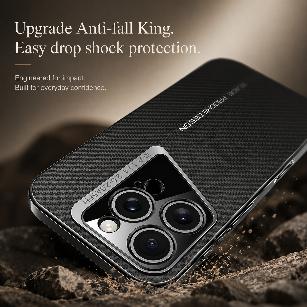 Premium iPhone Case Carbon Fiber Electroplated Cover Magnetic Shockproof Anti Fingerprint Full Coverage Protective Case