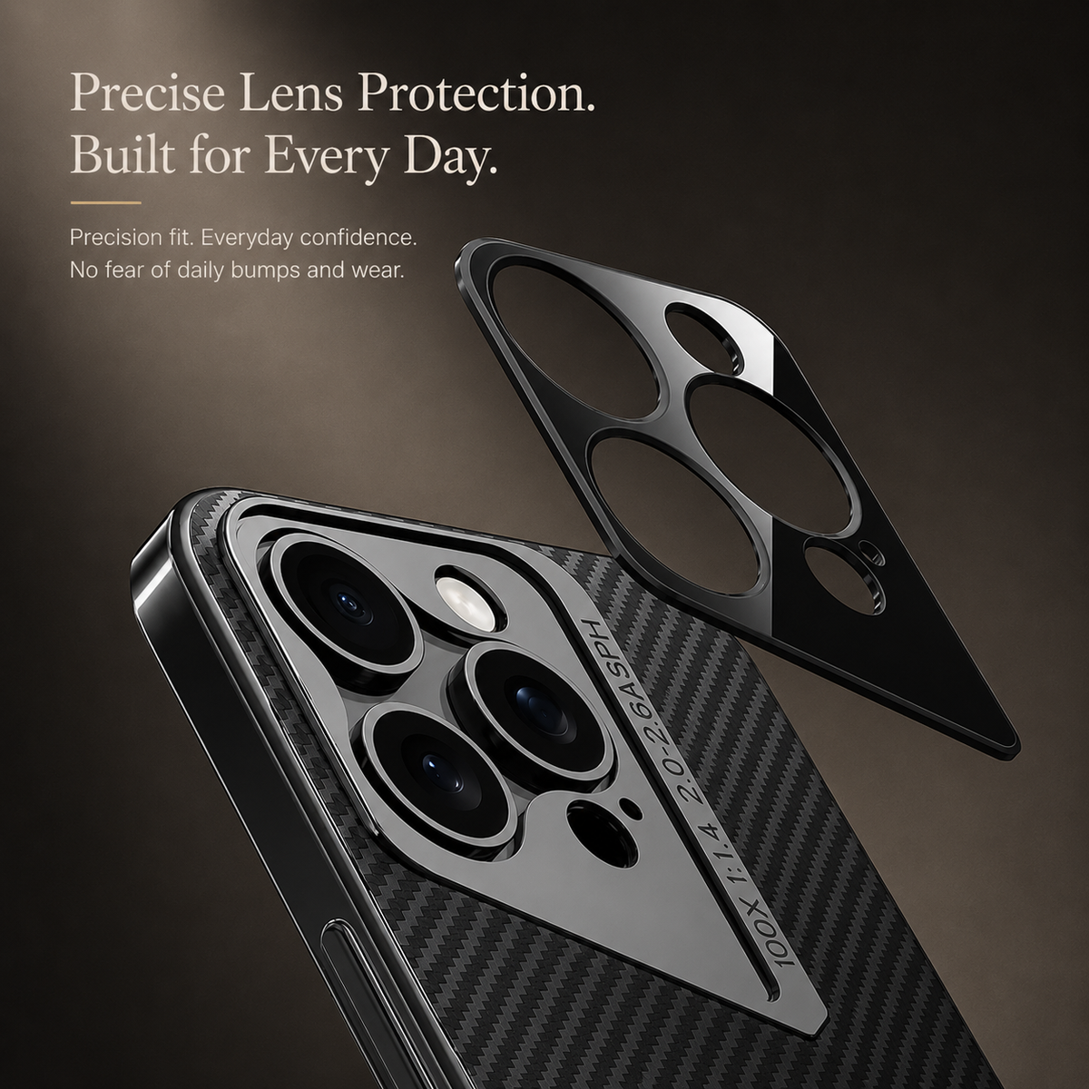 Premium iPhone Case Carbon Fiber Electroplated Cover Magnetic Shockproof Anti Fingerprint Full Coverage Protective Case