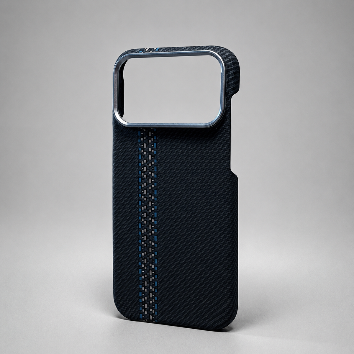 Premium iPhone Case Carbon Fiber Texture Magnetic MagSafe Compatible Shock Absorbing Hybrid Protective Cover