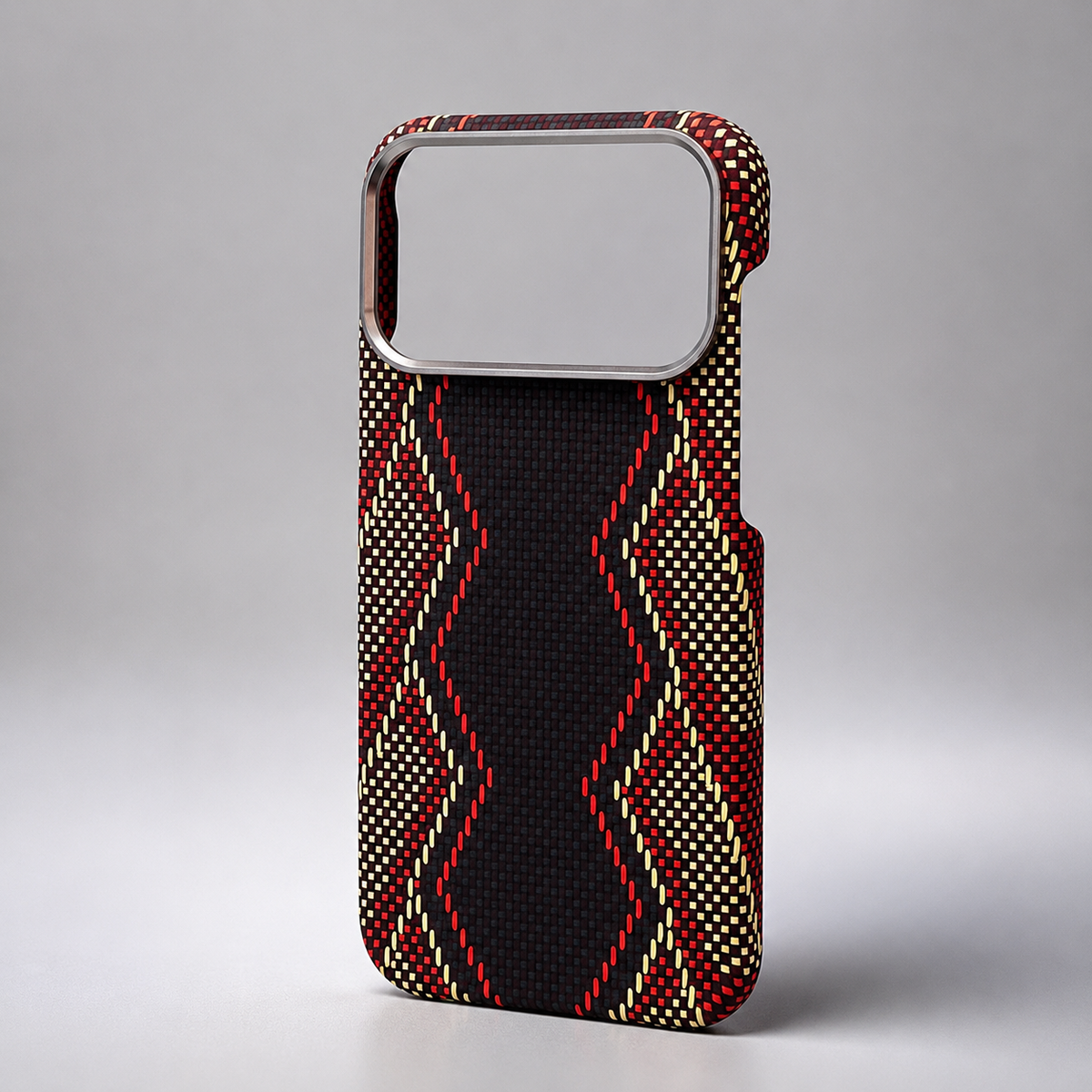 Premium iPhone Case Carbon Fiber Texture Magnetic MagSafe Compatible Shock Absorbing Hybrid Protective Cover