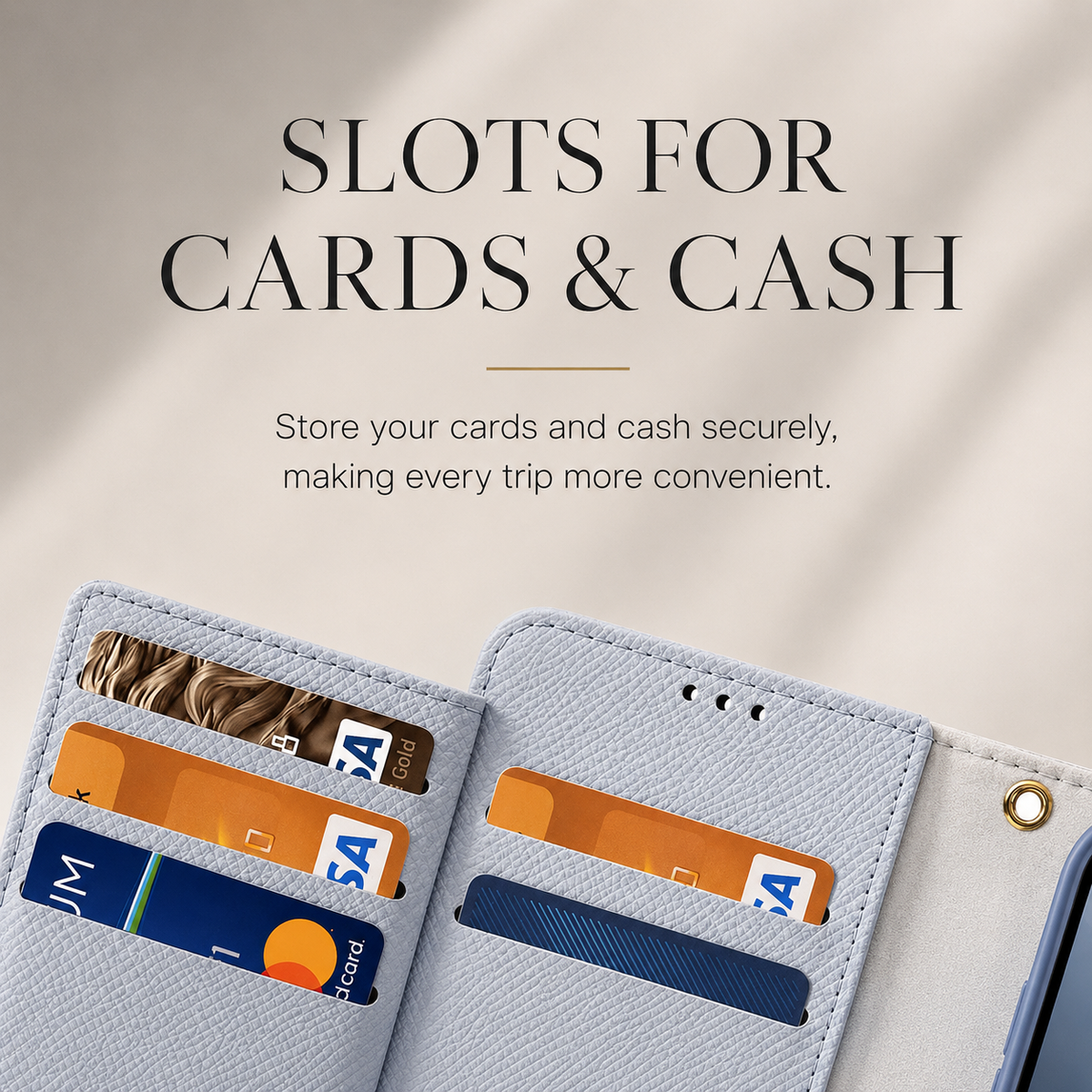 Premium iPhone Case Cow Leather Detachable Magnetic Wallet Cover with Card Slots Shockproof Drop Protection Wireless Charging Support and Lanyard Option