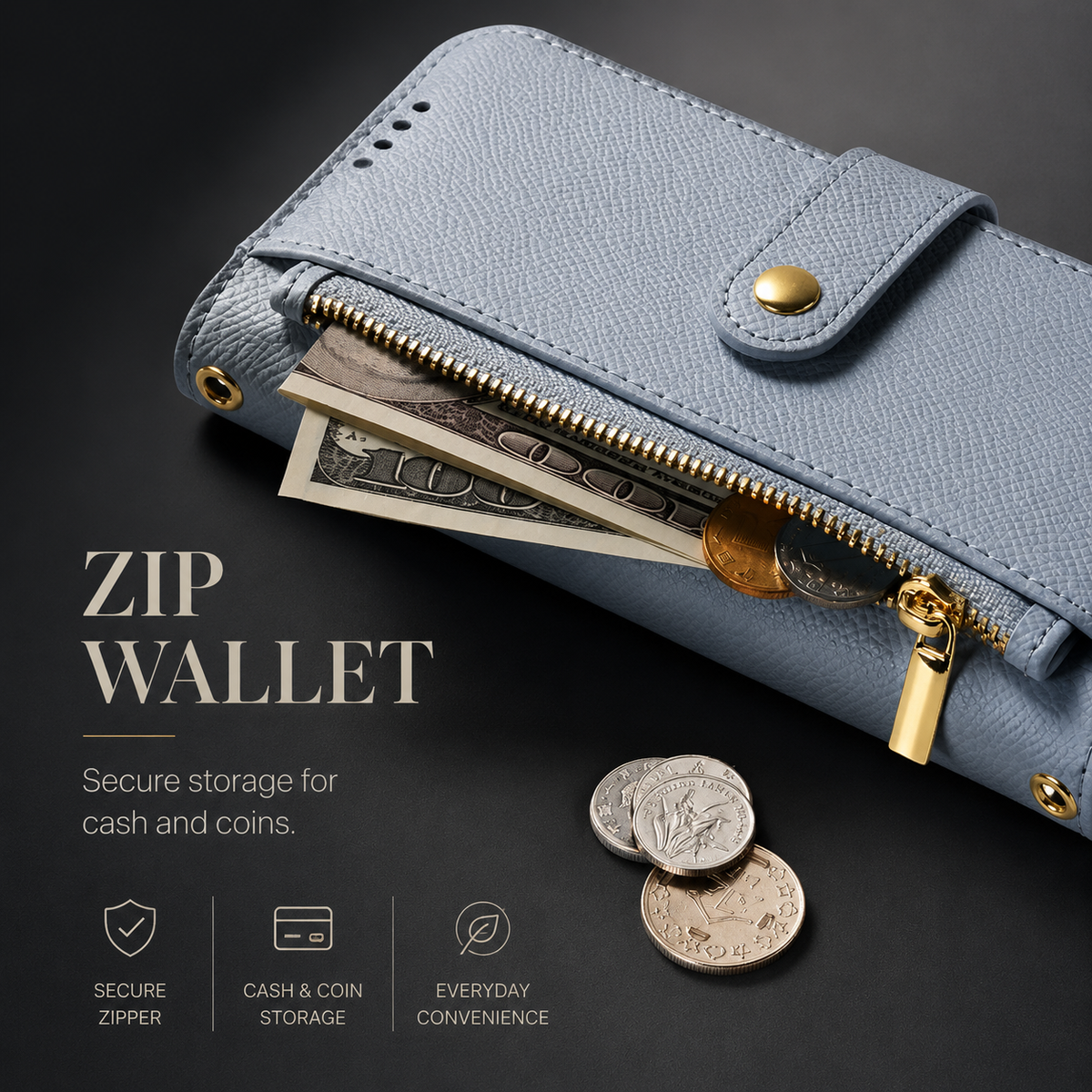 Premium iPhone Case Cow Leather Detachable Magnetic Wallet Cover with Card Slots Shockproof Drop Protection Wireless Charging Support and Lanyard Option