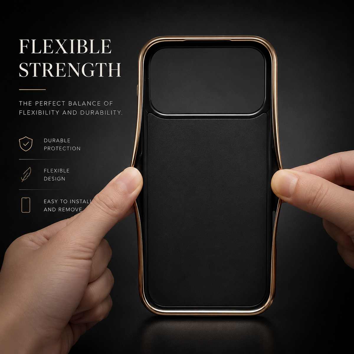 Premium iPhone Case Cowhide Electroplated Leather Cover Heat Resistant Skin Friendly Non Slip Lightweight Protective Design