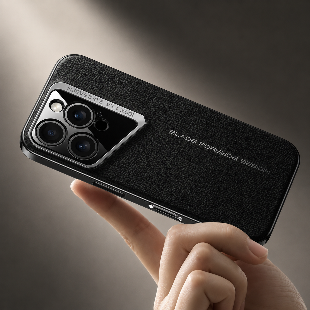 Premium iPhone Case Electroplated Genuine Leather Shockproof Protective Cover Hard Back Slim Design Camera Lens Protection Anti Slip Grip
