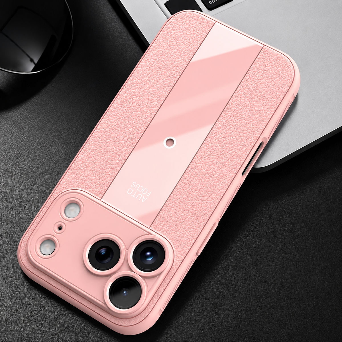 Premium iPhone Case Frosted PU Leather Cover MagSafe Compatible Shockproof Anti Scratch Non Slip Soft Silicone Full Coverage Protective Case