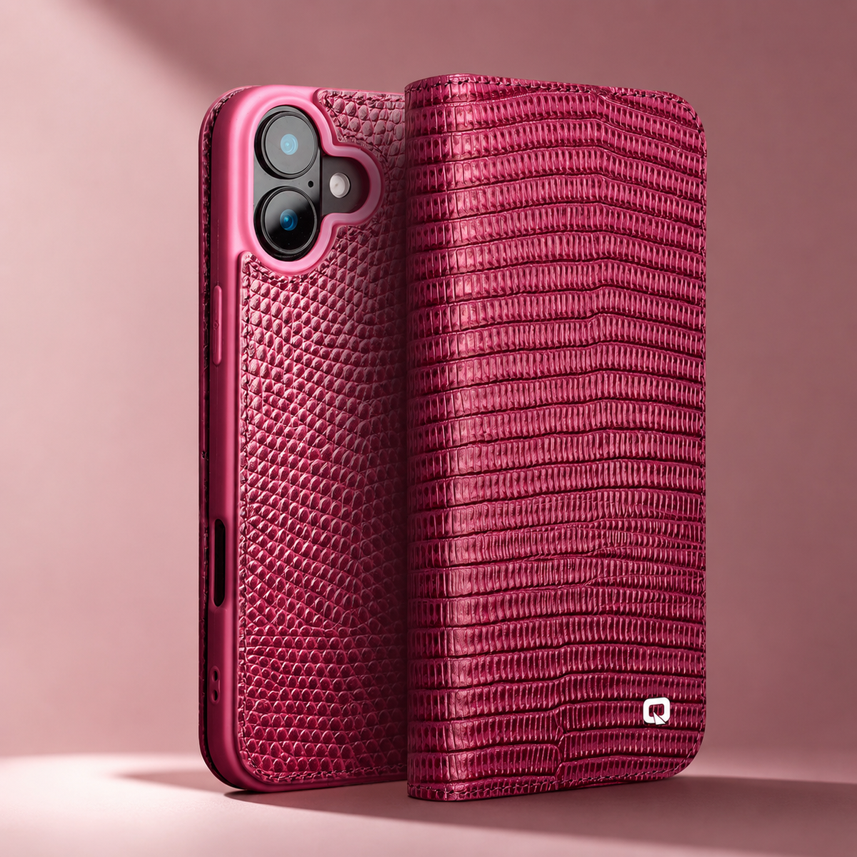 Premium iPhone Case Genuine Leather Flip Cover Card Slot Ultra Slim Shockproof Protective Design