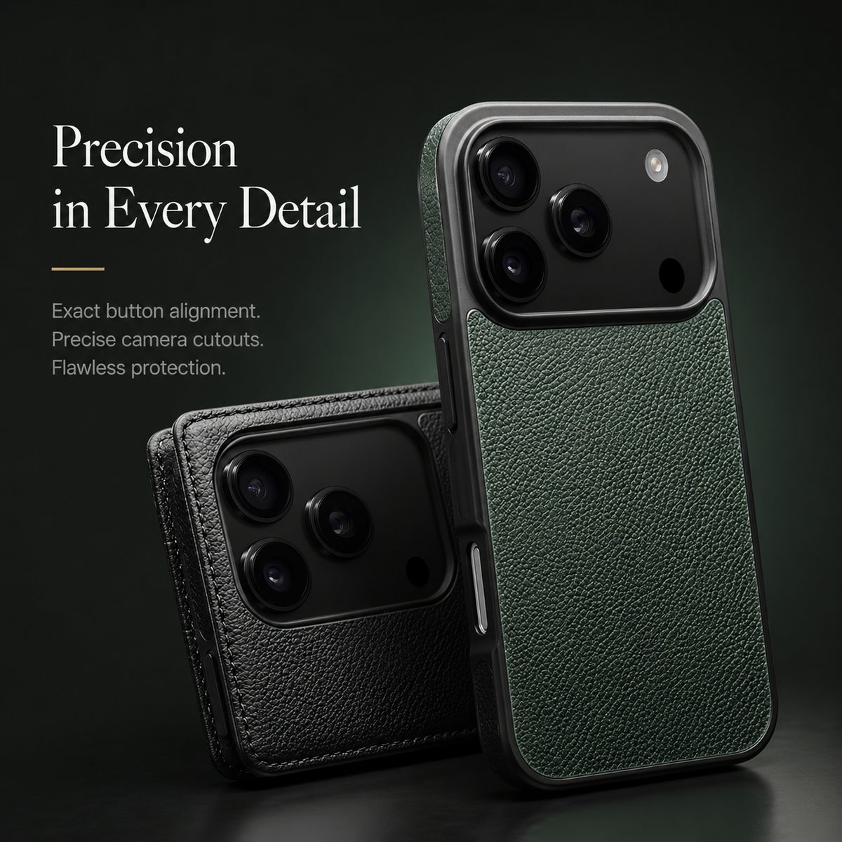 Premium iPhone Case Handmade Genuine Leather Wallet Flip Cover with Card Slots Ultra Slim Shockproof Design Horizontal Stand Function