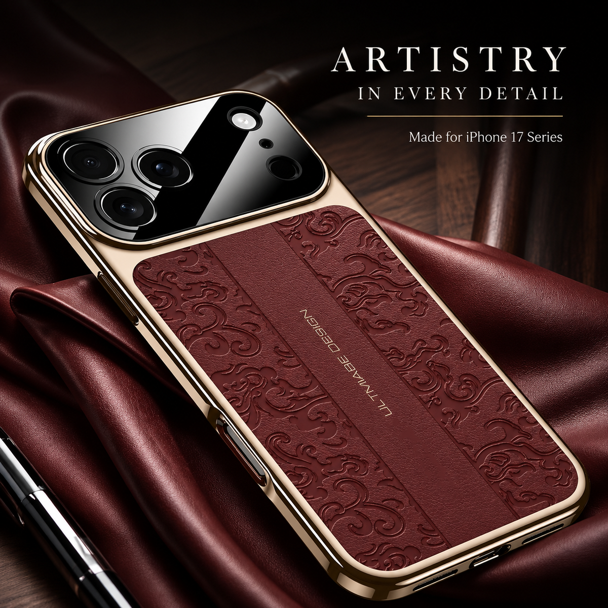 Premium iPhone Case Leather Electroplated TPU Cover MagSafe Compatible Shockproof Anti Scratch Luxury Protective Case