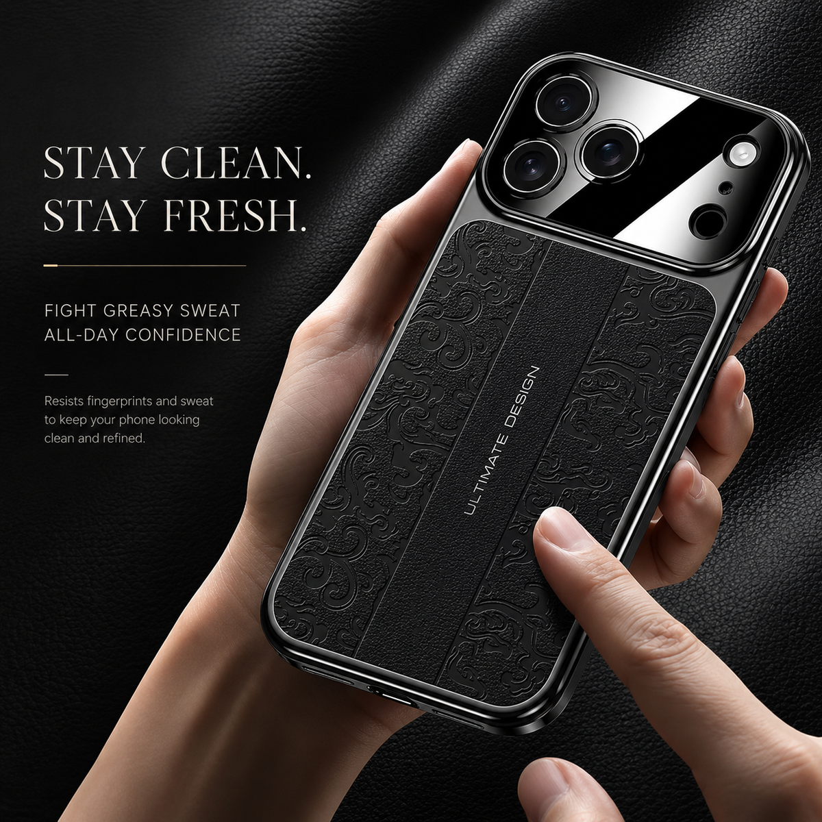 Premium iPhone Case Leather Electroplated TPU Cover MagSafe Compatible Shockproof Anti Scratch Luxury Protective Case