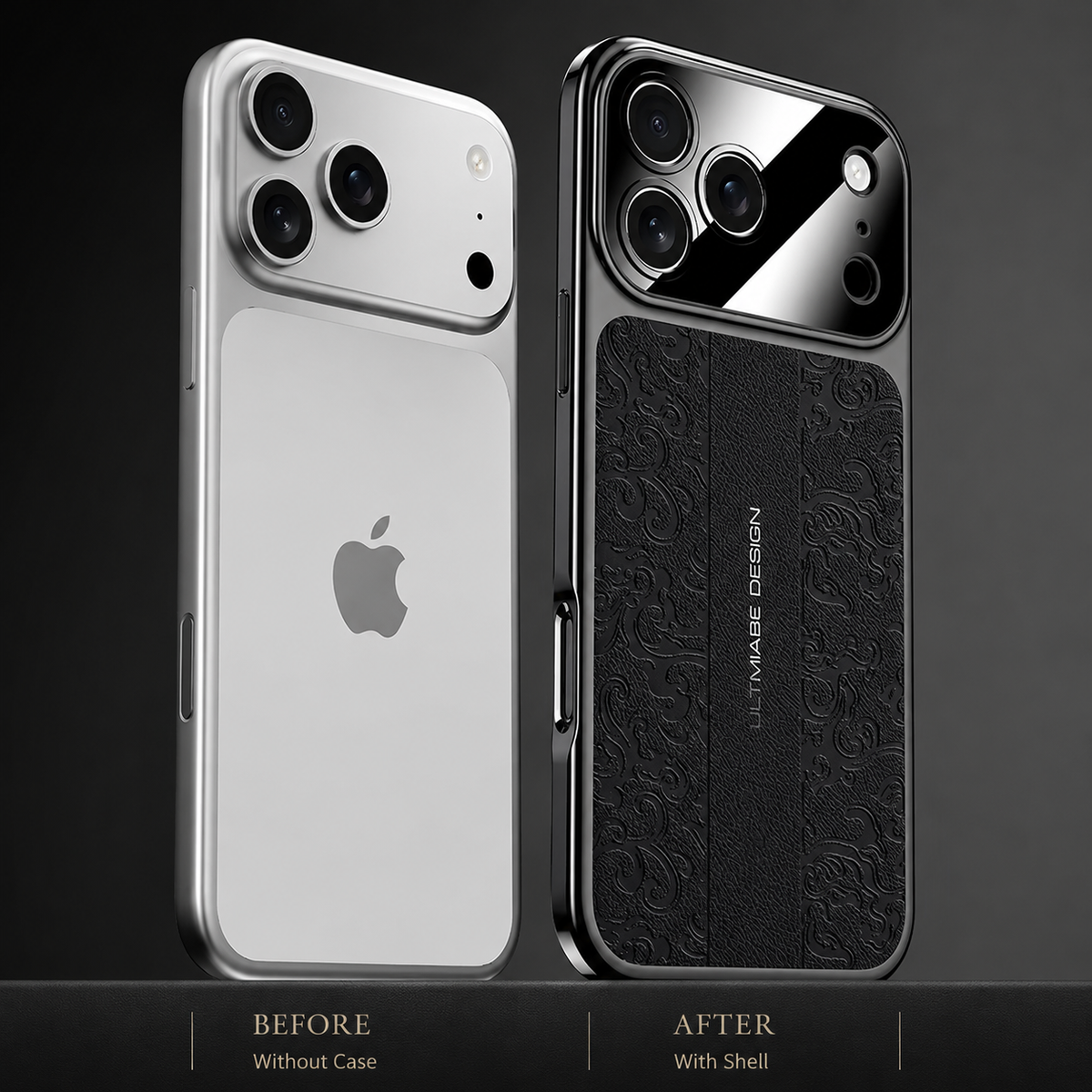 Premium iPhone Case Leather Electroplated TPU Cover MagSafe Compatible Shockproof Anti Scratch Luxury Protective Case