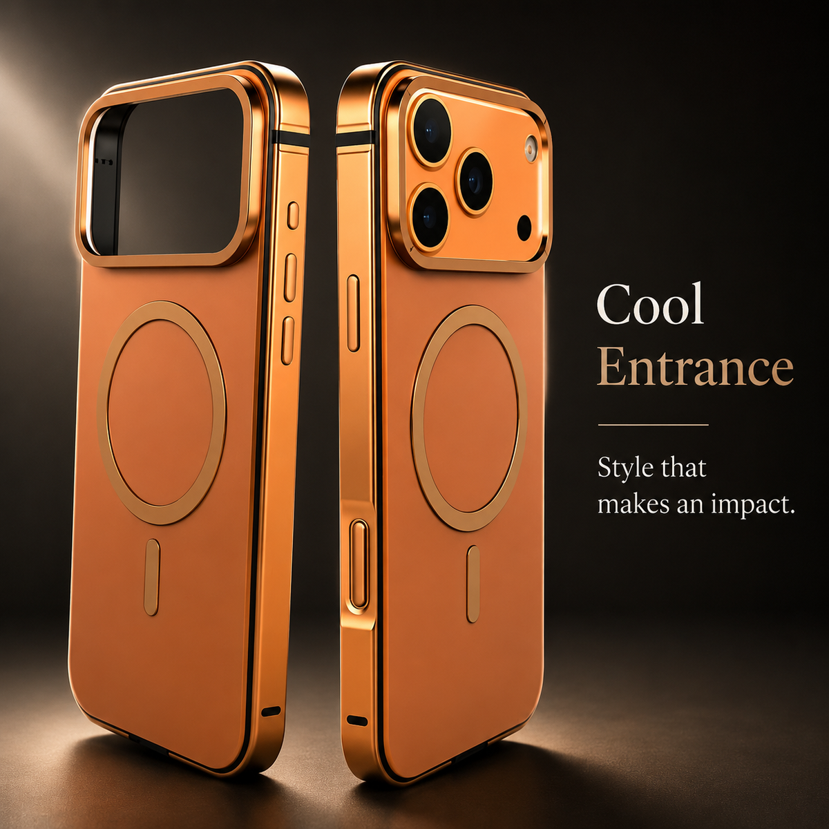 Premium iPhone Case MagSafe Aluminum Alloy Metal Frame Cover Shock Resistant Anti Drop Protective Lightweight Full Coverage