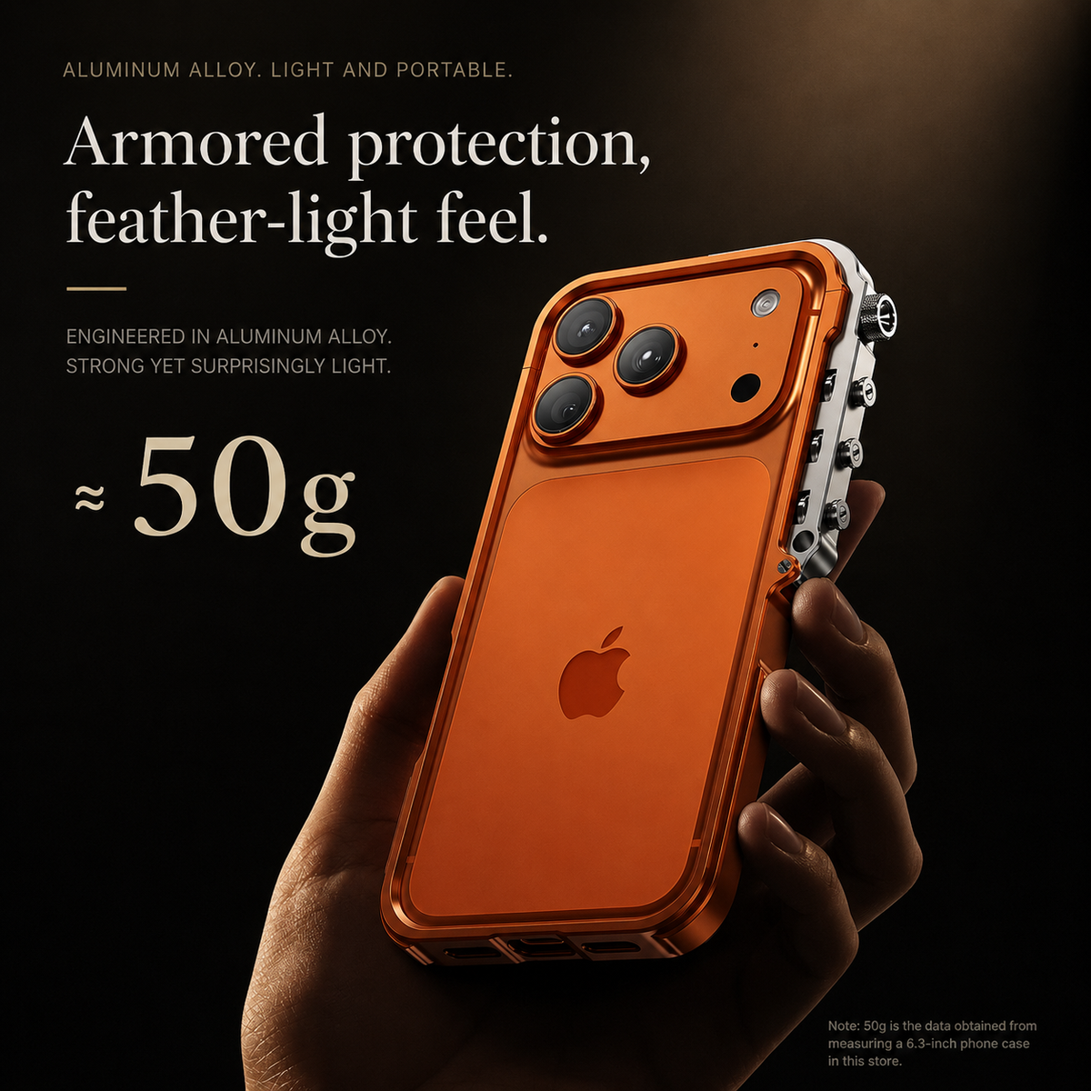 Premium iPhone Case MagSafe Compatible Aluminum Alloy Bumper Cover Shockproof Heat Dissipation Camera Lens Protection
