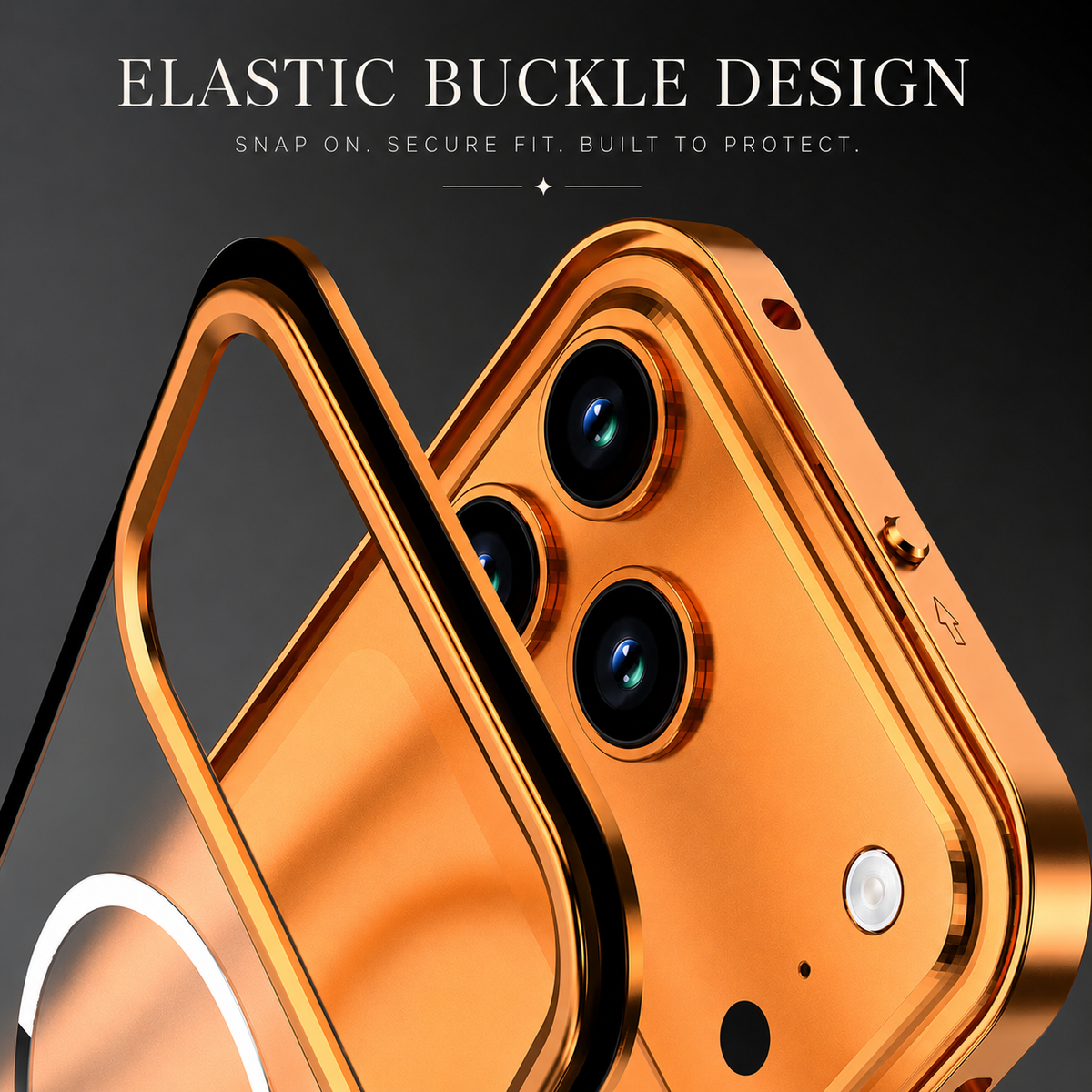 Premium iPhone Case MagSafe Compatible Aluminum Alloy Frame Cover Frosted Matte Camera Lens Protection Slim Protective Design