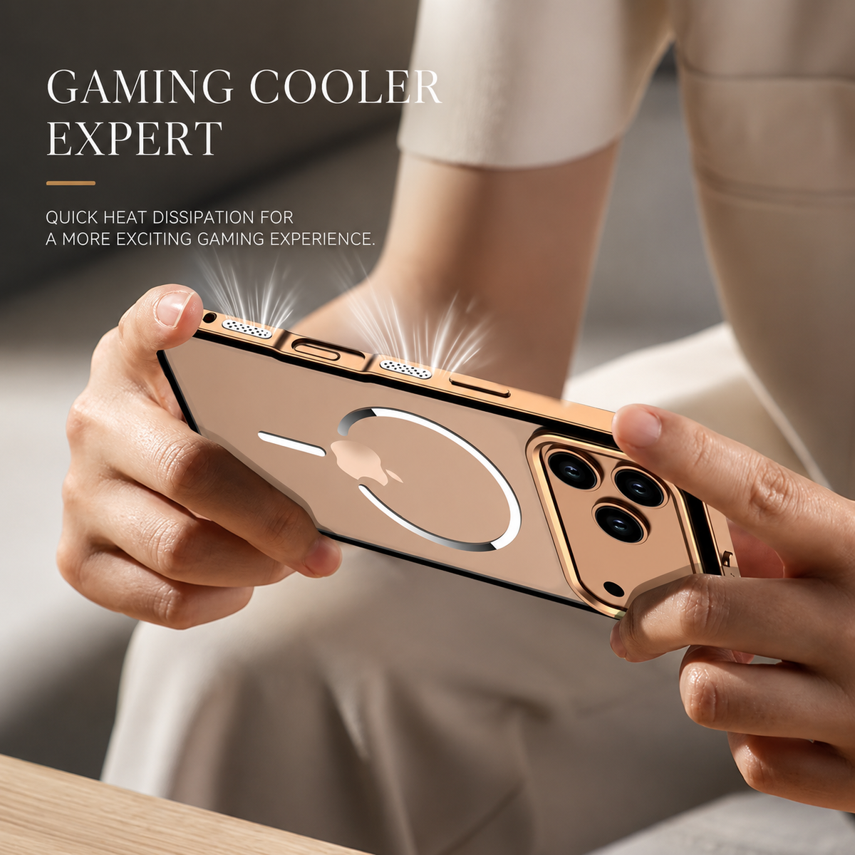Premium iPhone Case MagSafe Compatible Aluminum Alloy Frame Cover Frosted Matte Camera Lens Protection Slim Protective Design