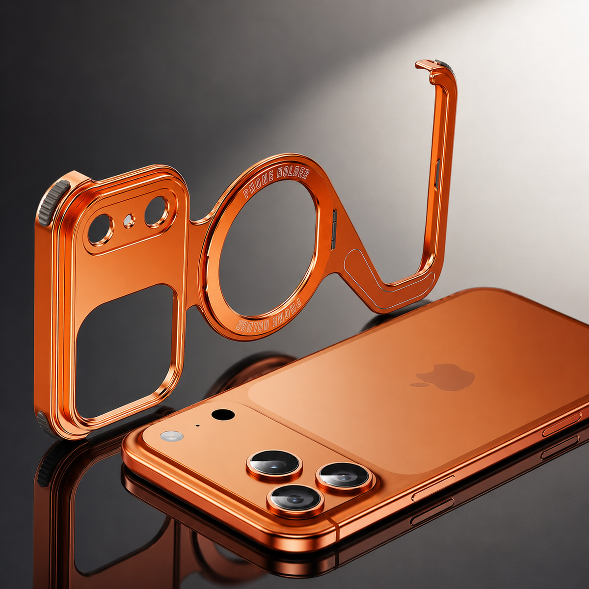 Premium iPhone Case MagSafe Compatible Aluminum Alloy Frameless Cover Shockproof Protection