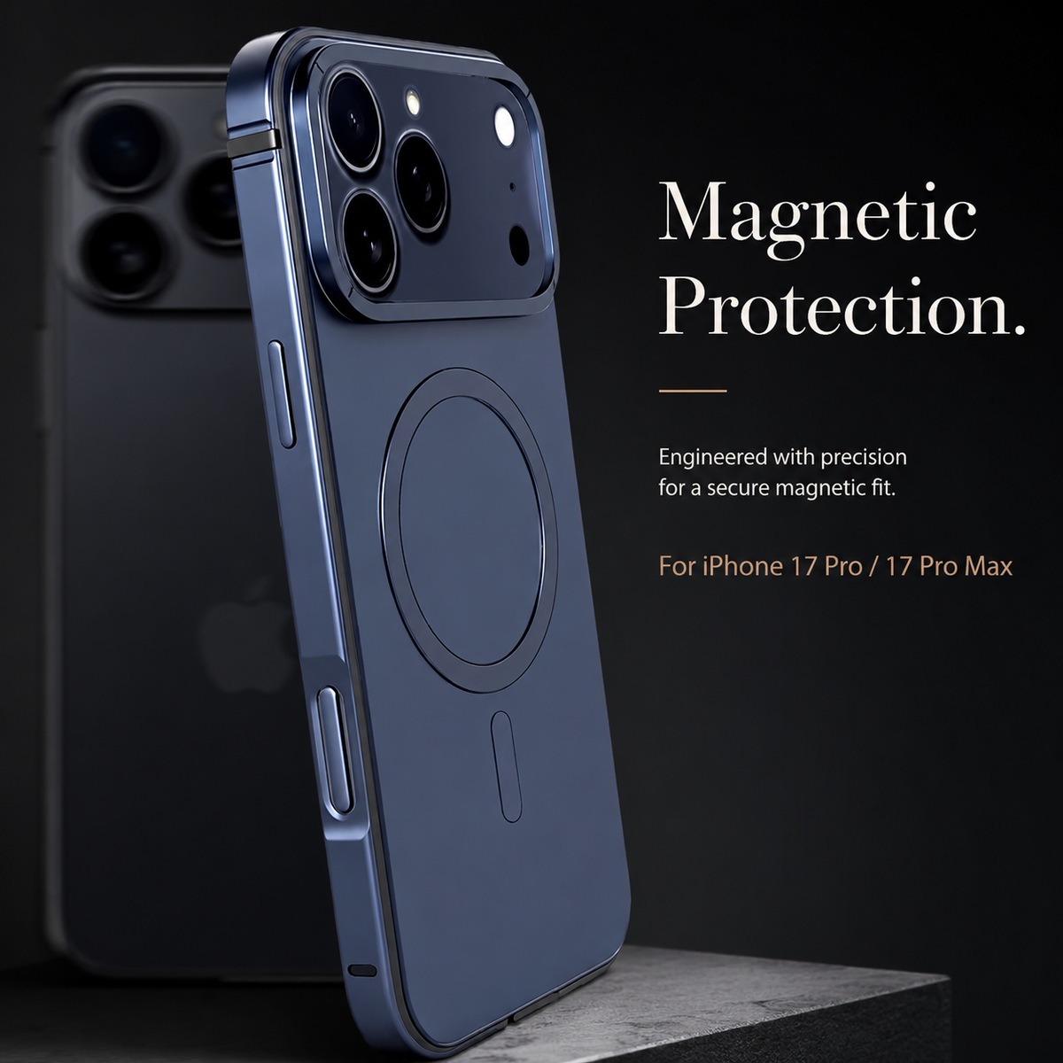 Premium iPhone Case MagSafe Compatible Aluminum Alloy Matte Cover Shockproof Camera Protection