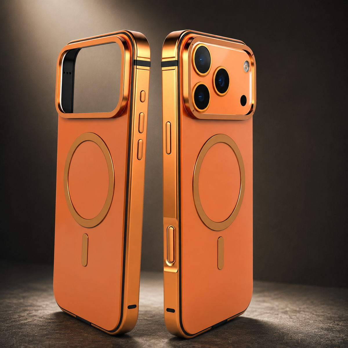 Premium iPhone Case MagSafe Compatible Aluminum Alloy Metal Frame Anti Drop Protective Cover Slim Shockproof Full Coverage