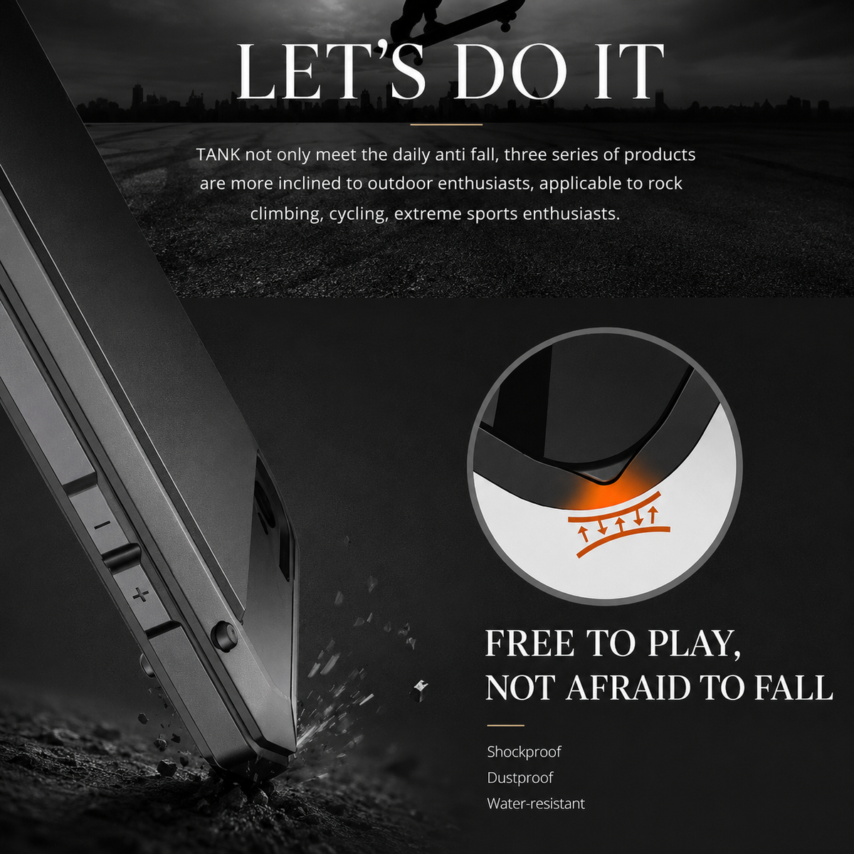 Premium iPhone Case MagSafe Compatible Aluminum Armor Bumper Cover Shockproof Full Protection